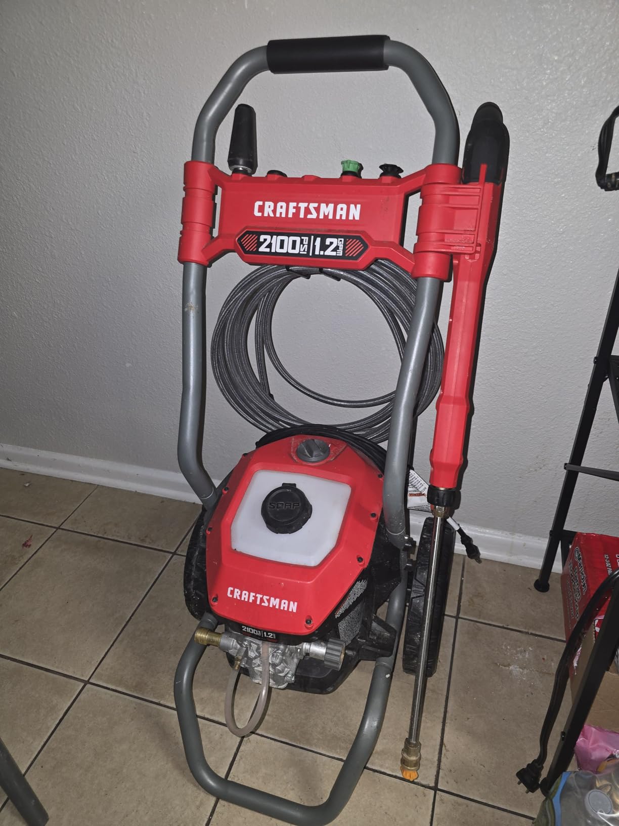 CRAFTSMAN Electric Pressure Washer, Cold Water, 2100-PSI, 1.2 GPM, Corded (CMEPW2100) customer photo 1