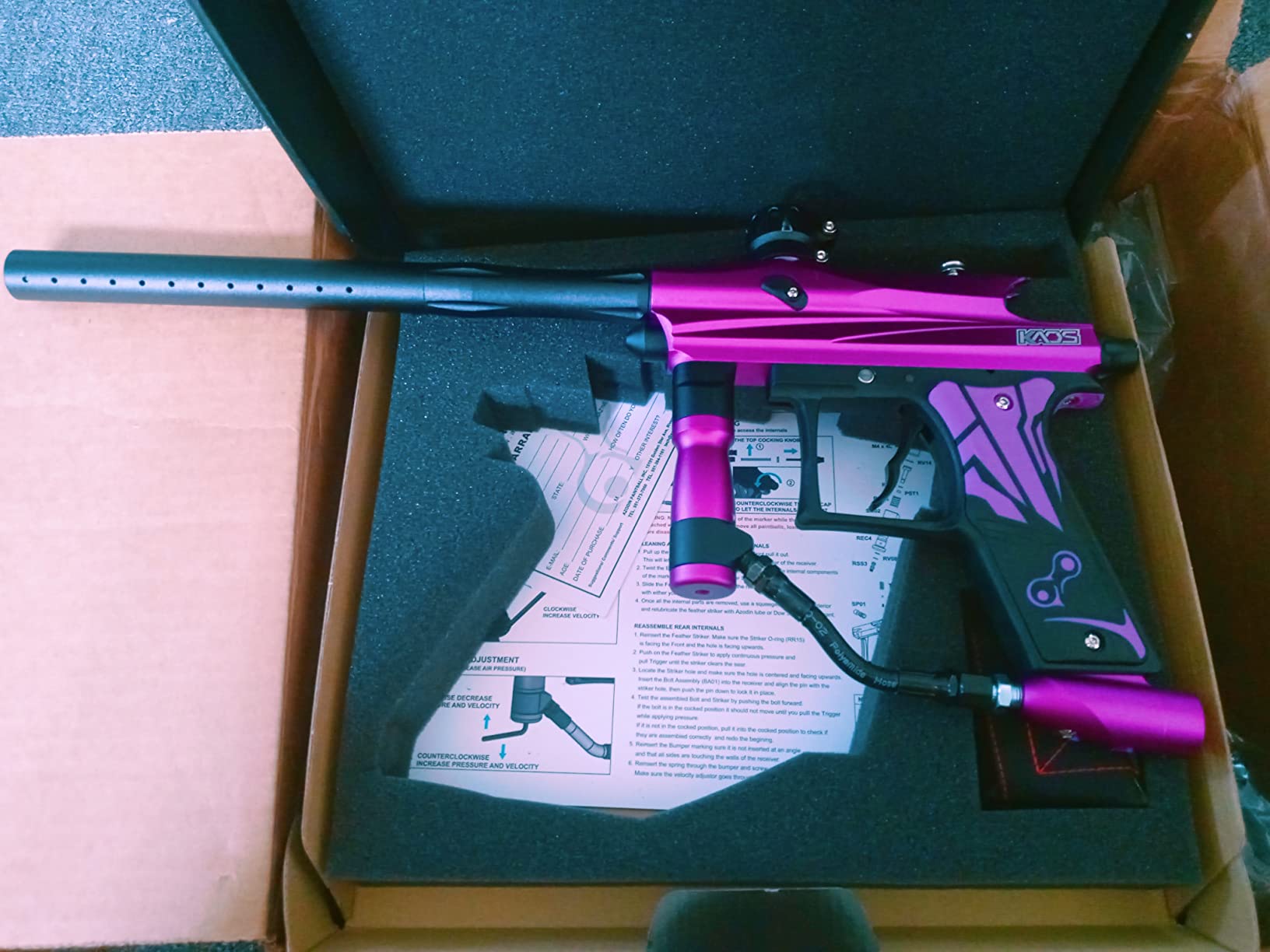 Azodin KAOS 3 Paintball Gun Epic Package Kit customer photo 1