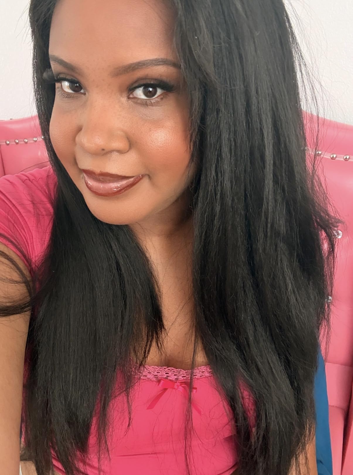 e.l.f. Lip Lacquer, Hydrating Lip Gloss, Non-Sticky Ultra-Shine with Vitamin A & E, Vegan & Cruelty-Free, Wild Rose customer photo 1