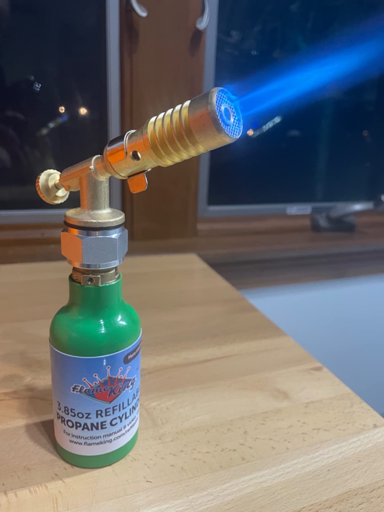Welding Torch Fueled By MAPP and Propane Gas For Soldering, Glass blowing, Jewelly customer photo 2