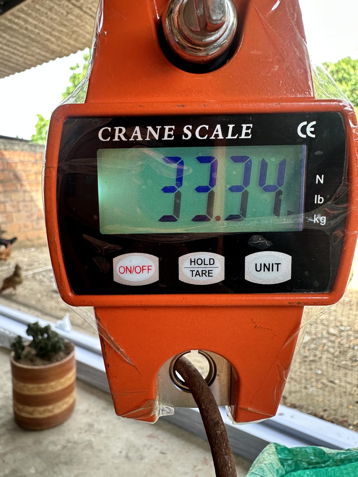 RoMech 660lb Digital Hanging Scale with Cast Aluminum Case, Handheld 300Kg Mini Crane Scale with Hooks for Farm Hunting Fishing Outdoor customer photo 2