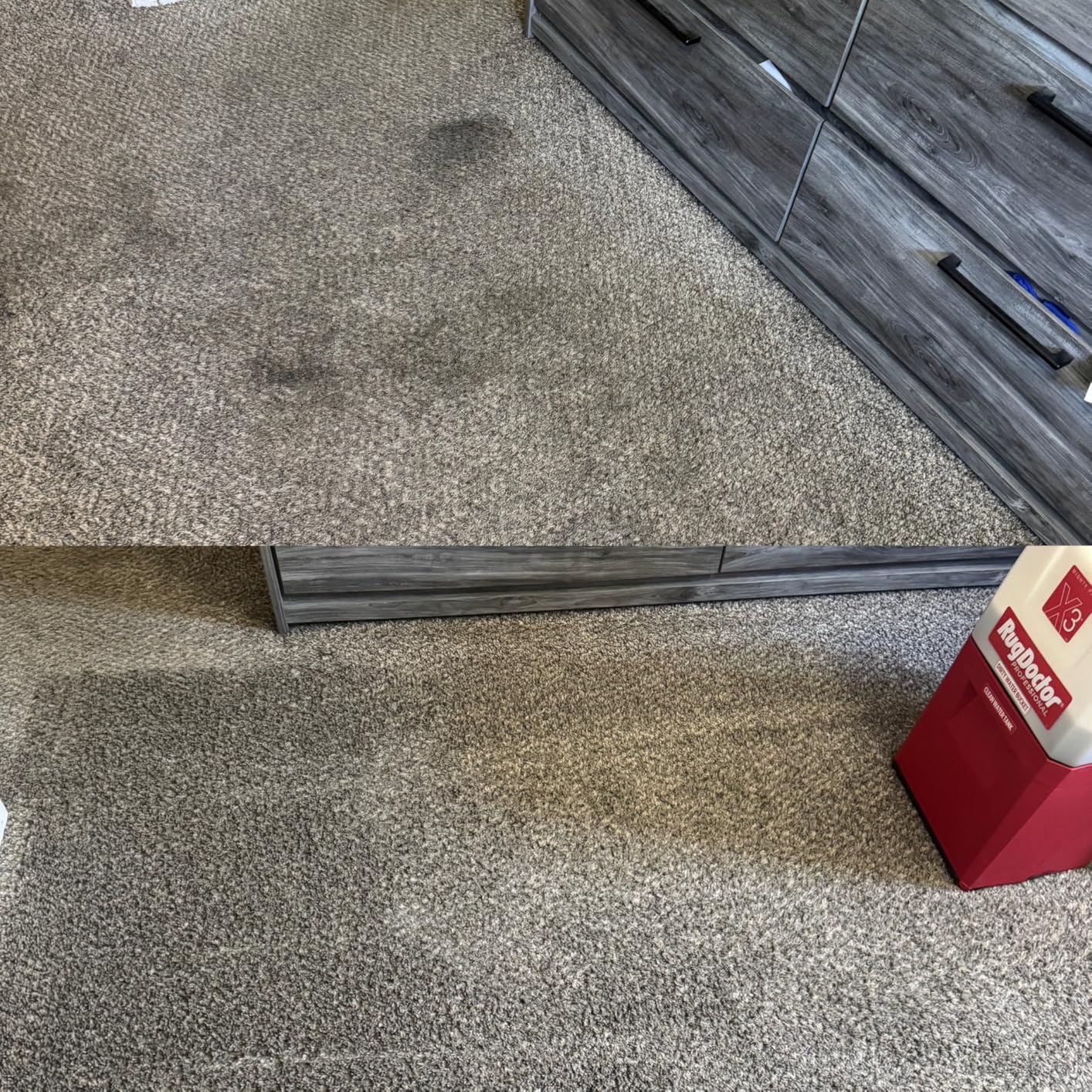 Rug Doctor Mighty Pro X3 Commercial Carpet Cleaner - Large Red Pet Pack, Includes 48 oz. Pet Carpet Cleaner Solution, Commercial Carpet Cleaning Machine, Powerful One Pass Cleaning System customer photo 2