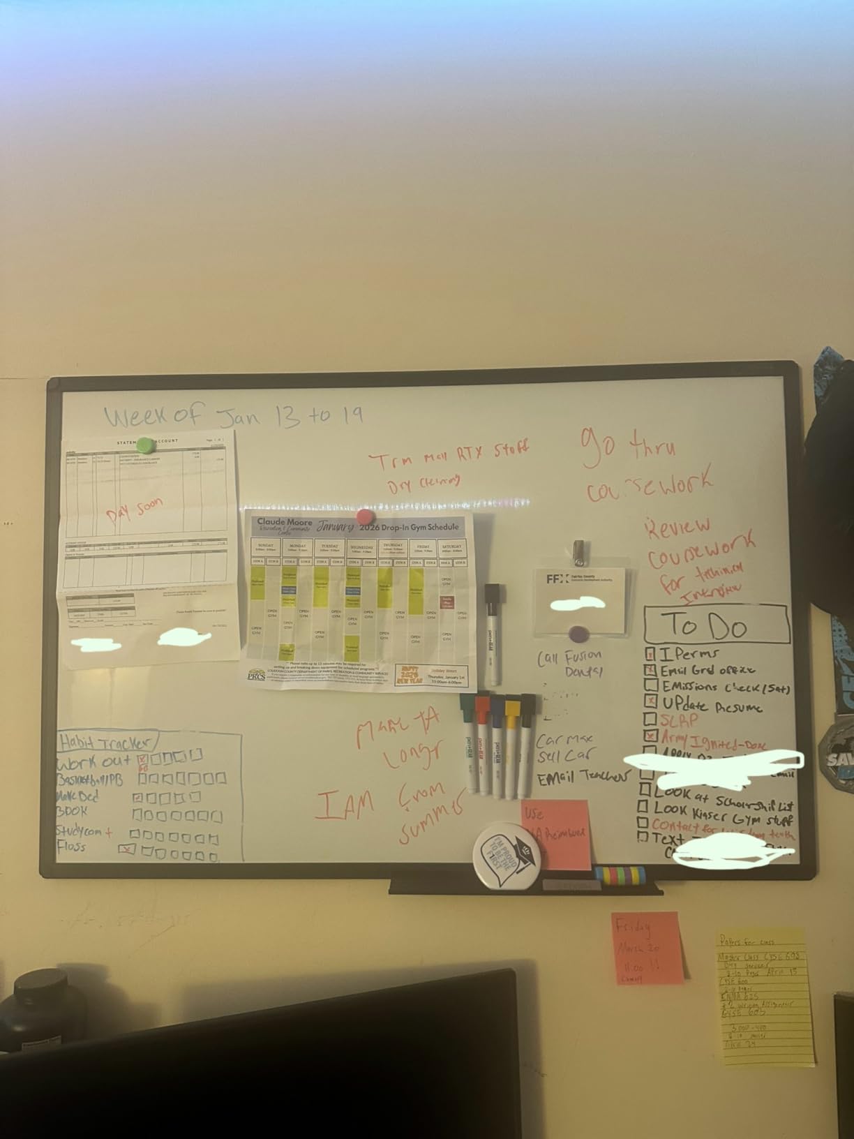 VIZ-PRO Magnetic Dry Erase White Board, 36 X 24 Inches, Black Aluminium Frame customer photo 1