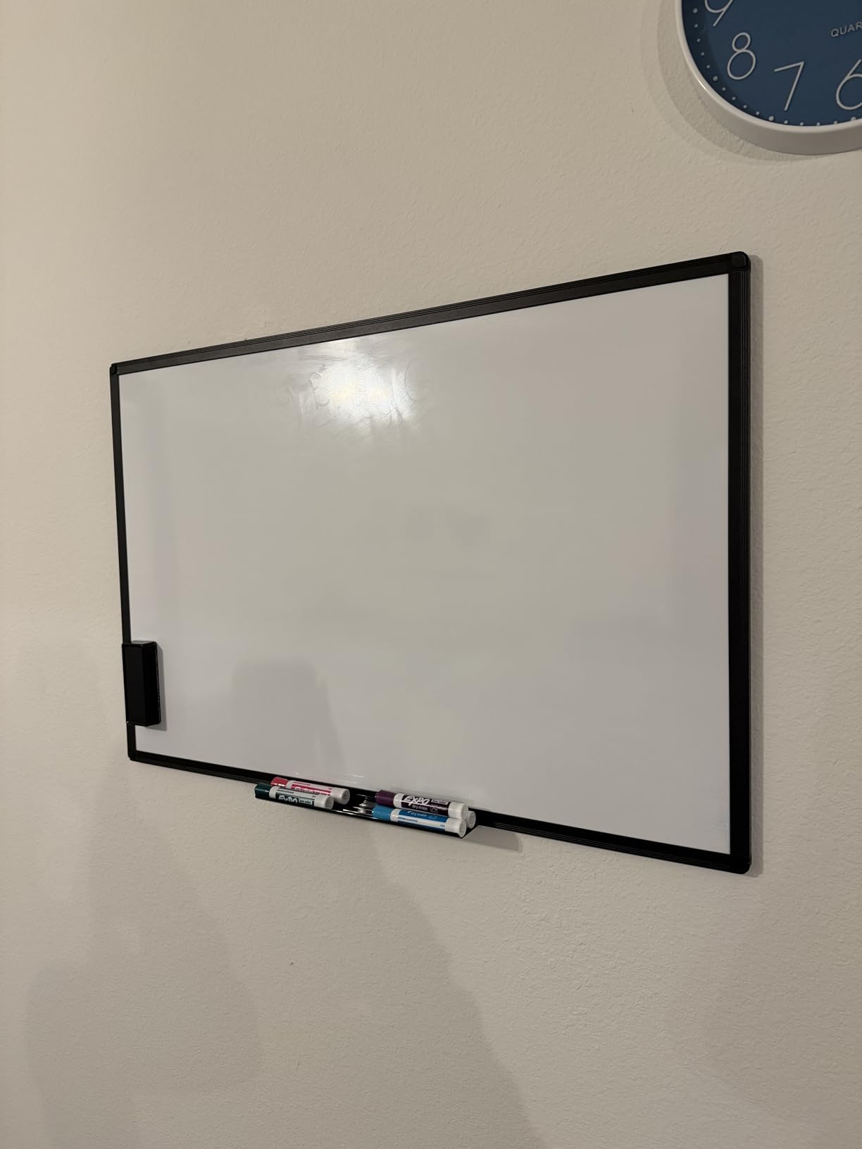 VIZ-PRO Magnetic Dry Erase White Board, 36 X 24 Inches, Black Aluminium Frame customer photo 2