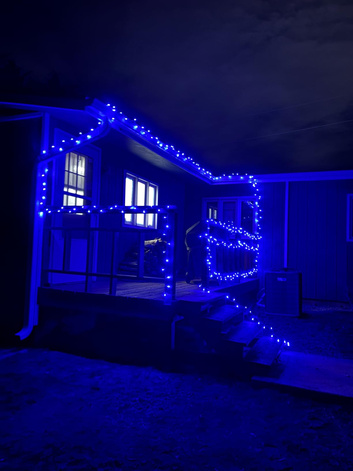 LJLNION 300 LED String Lights Outdoor Indoor, Extra Long 98.5FT Christmas Lights, 8 Lighting Modes, Plug in Waterproof Fairy Lights for Wedding Party Bedroom Decorations (Multicolor) customer photo 2