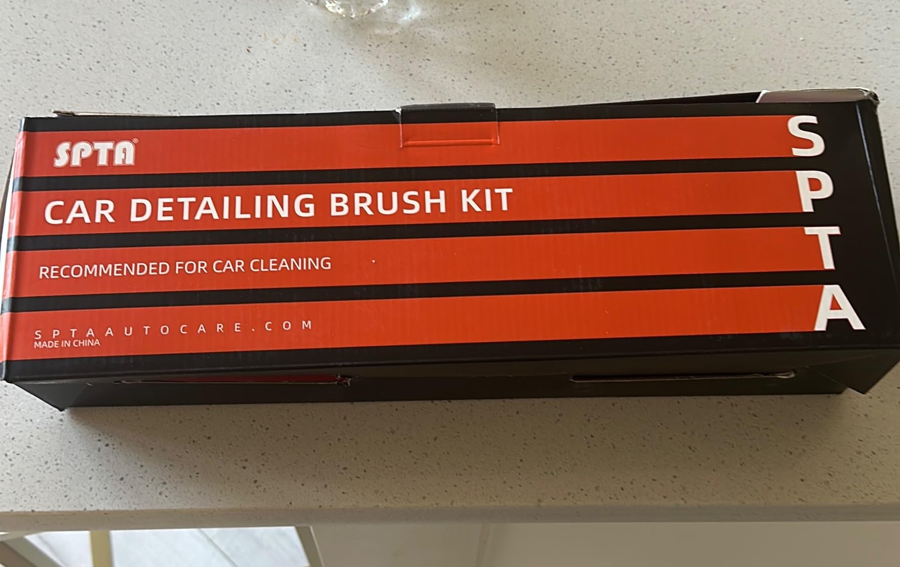 SPTA 8Pcs Wheel & Tire Brush Car Detailing kit, Easy Reach Wheel and Rim Brush, 5pcs Detailing Brushes, Short Handle Cleaning Brush, 1pc Microfiber Cleaning Cloth, Great to Clean Dirty Tires customer photo 2