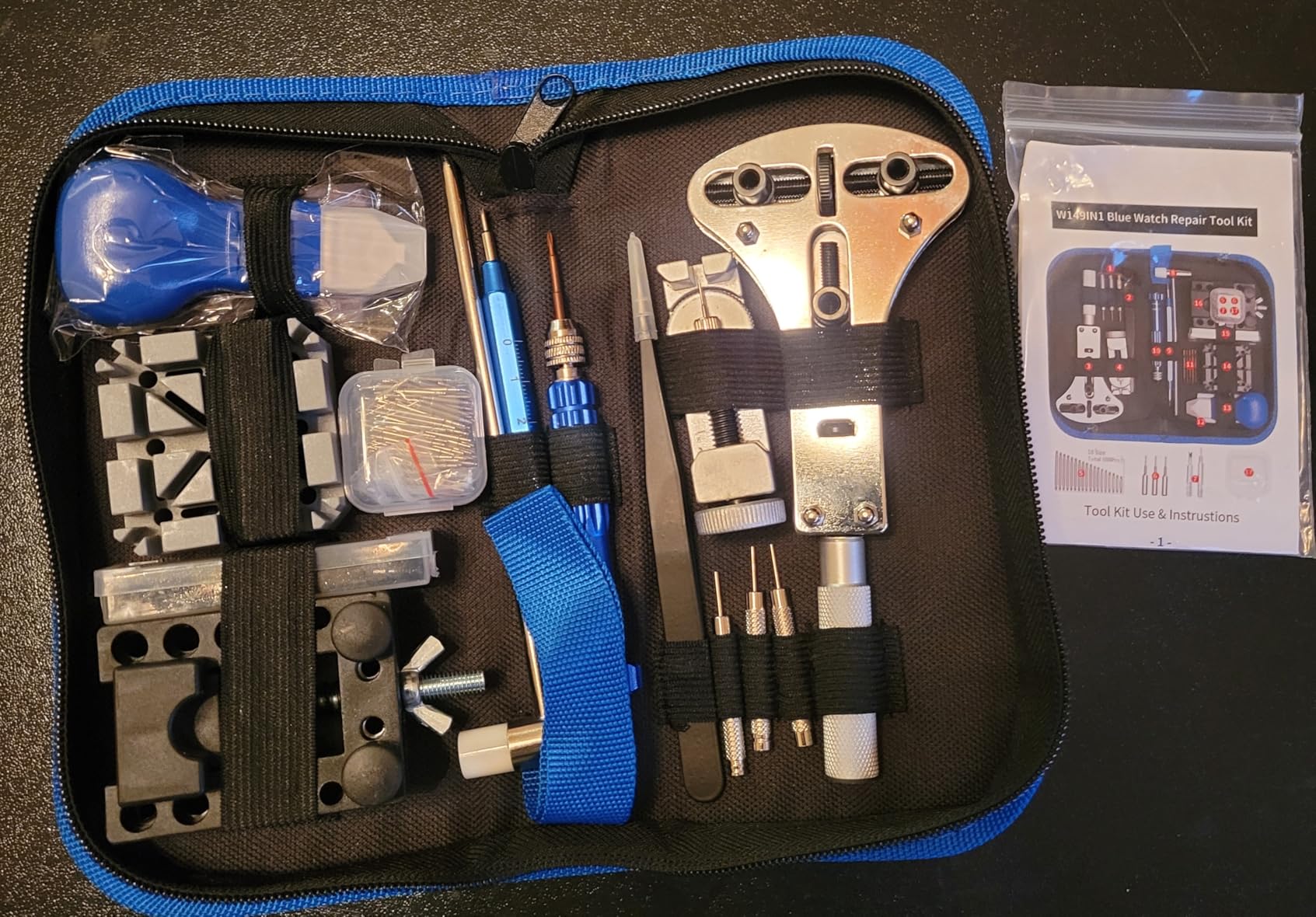 EasyTime Watch Repair Kit, Watch Link Removal Tool, Watch Band Adjustment, Including Watch Back Case Opener, Spring Bar, Operation Manual, Suitable for Battery Replacement and Strap Disassemble customer photo 1
