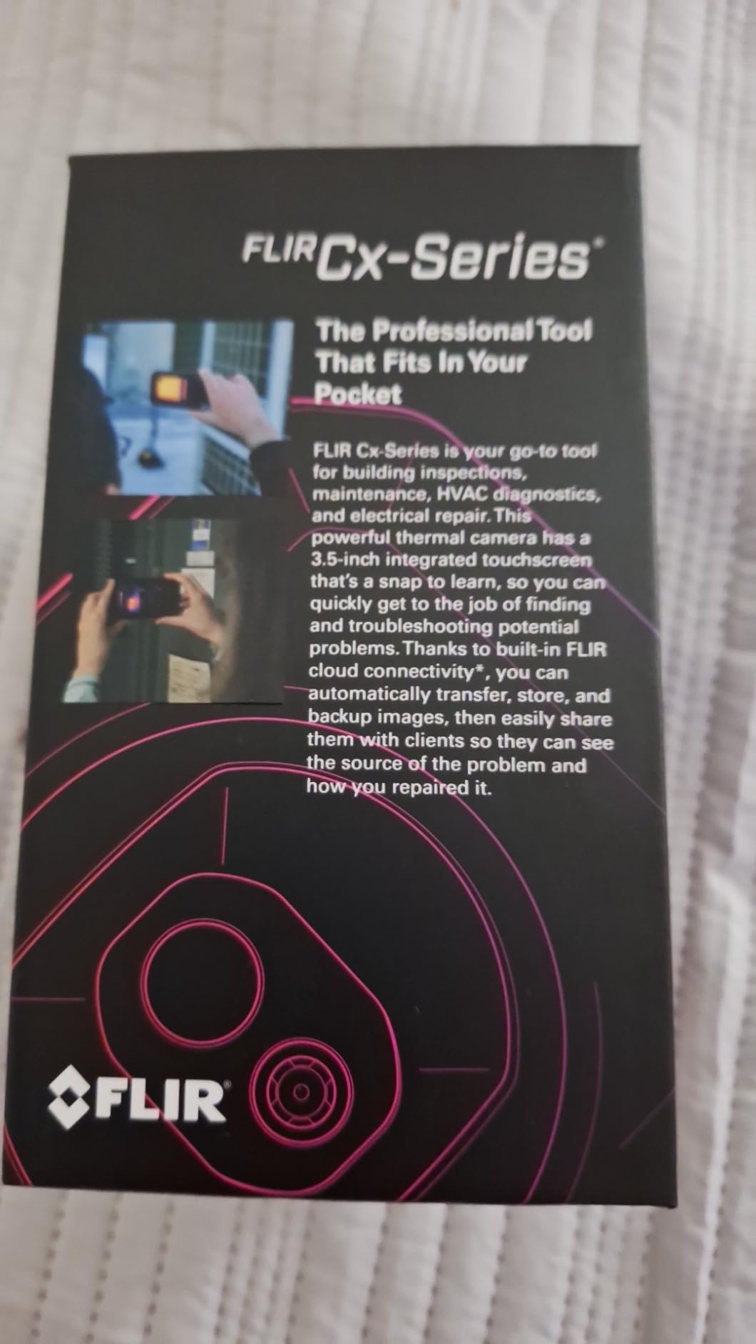 FLIR C5 Compact Thermal Imaging Camera with WiFi, High Resolution Infrared Imager for Inspection, Electrical, Mechanical, Building, and HVAC Applications customer photo 1