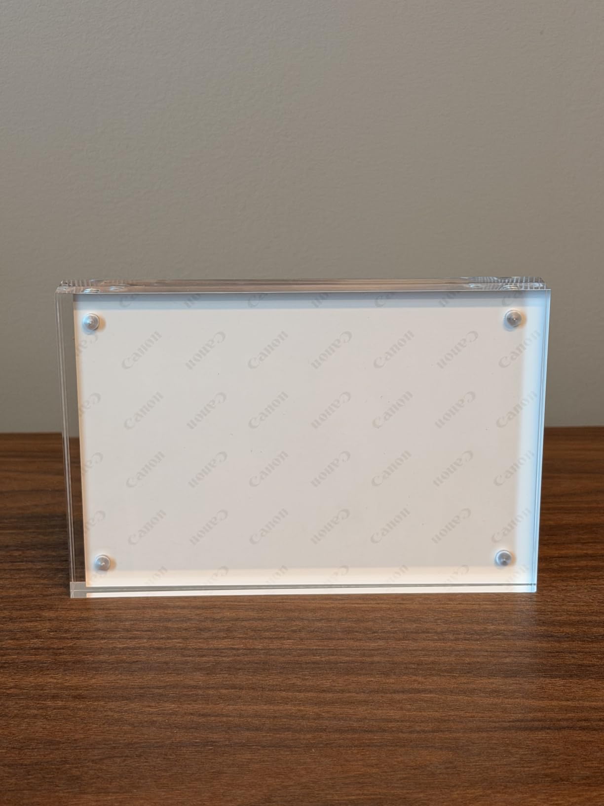 AITEE 4x6 Acrylic Picture Frames 3 Pack, 20% Thicker Block, Clear Picture Frames Freestanding Double Sided Magnetic Acrylic Lucite Frameless Transparent Square Frame Gift for Desktop Display customer photo 2