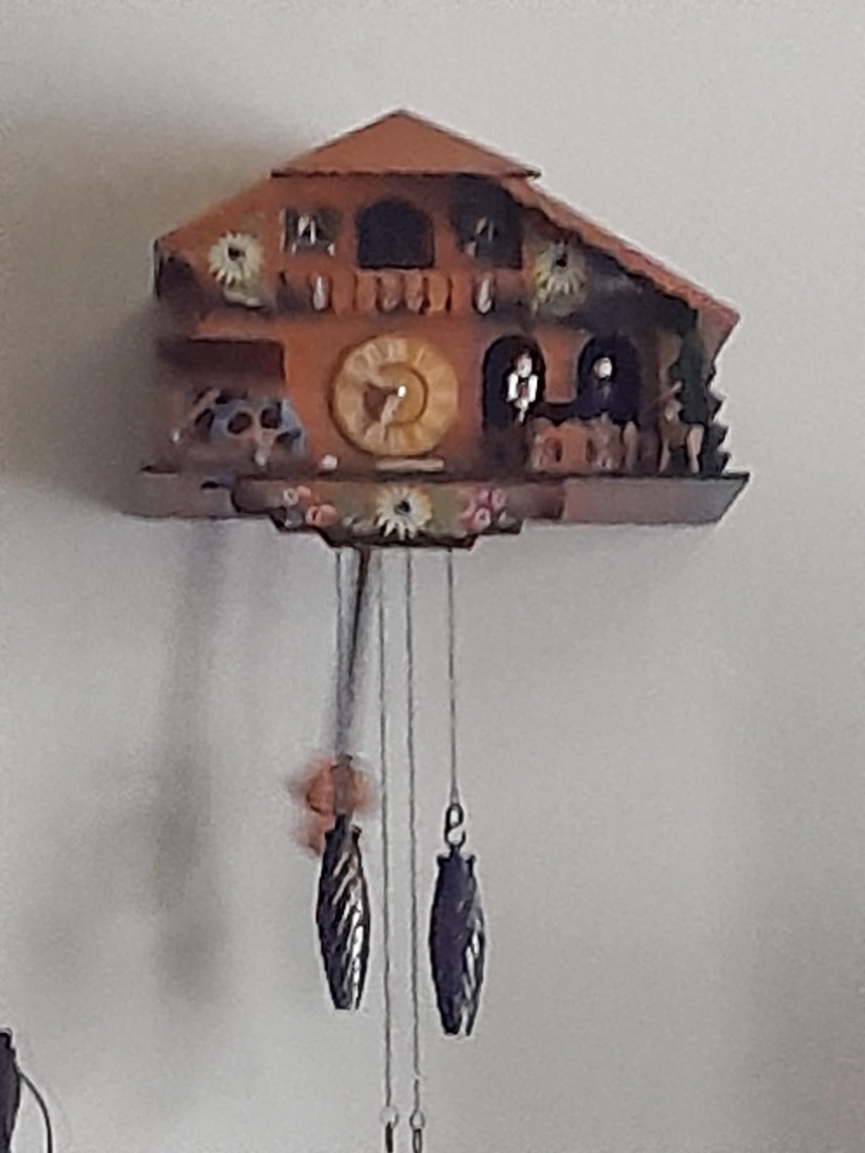 Kintrot Cuckoo Clock Pendulum Quartz Wall Clock Black Forest House Home Decor customer photo 2