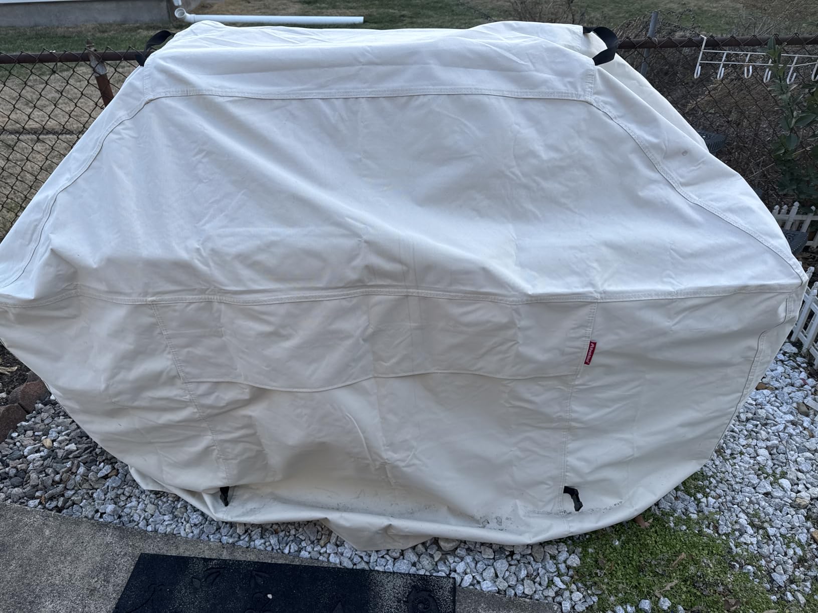 Porch Shield 54W x 24D x 46H inch Premium Gas Grill Cover Up to 52 inch, Waterproof and Fade Resistant 600D BBQ Covers for Weber, Brinkmann, Char-Broil and More, Black customer photo 2
