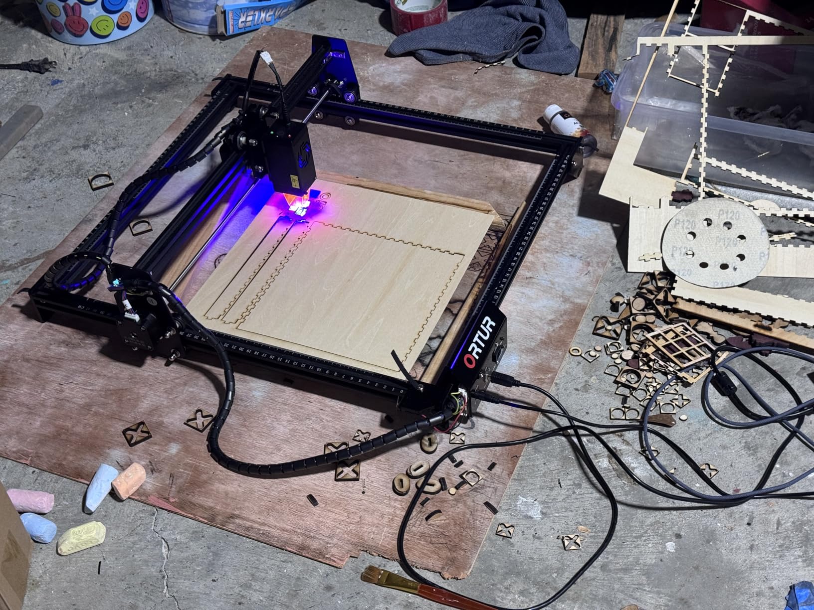 ORTUR Laser Master 2 S2 LU2-10A Laser Engraver, 10000mW Engraving Cutting Machine, Class 4 High Accuracy Laser Cutter customer photo 2