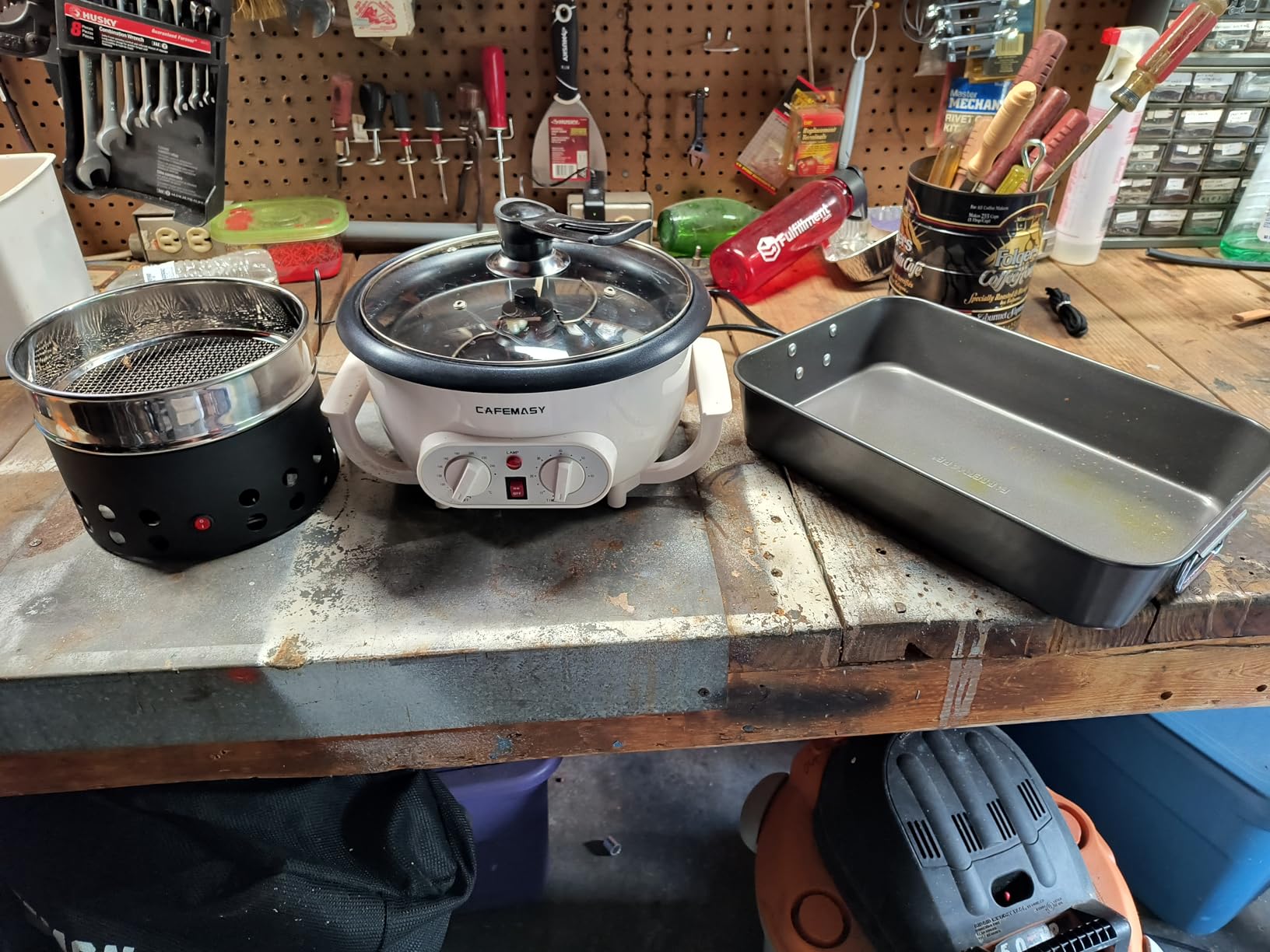 Coffee Bean Roaster Machine for Home Use, Coffee Roaster Machine with Timing, 110V 1200W customer photo 1