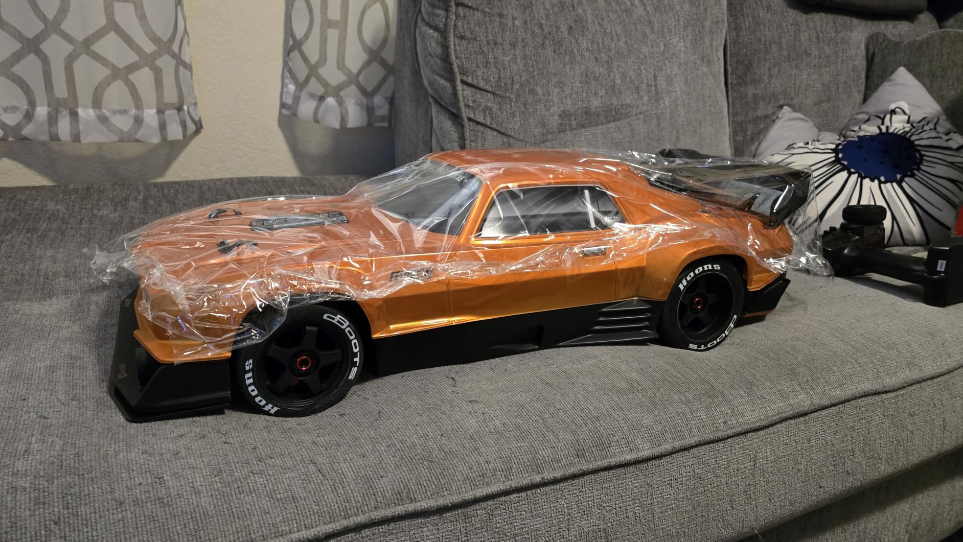 ARRMA 1/7 Felony 6S BLX Street Bash All-Road Muscle Car RTR (Ready-to-Run Transmitter and Receiver Included, Batteries and Charger Required), Orange, ARA7617V2T2 customer photo 1