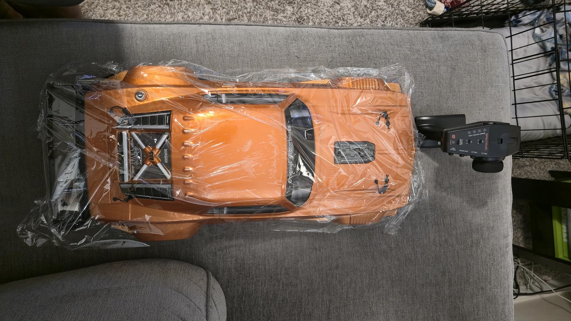 ARRMA 1/7 Felony 6S BLX Street Bash All-Road Muscle Car RTR (Ready-to-Run Transmitter and Receiver Included, Batteries and Charger Required), Orange, ARA7617V2T2 customer photo 2