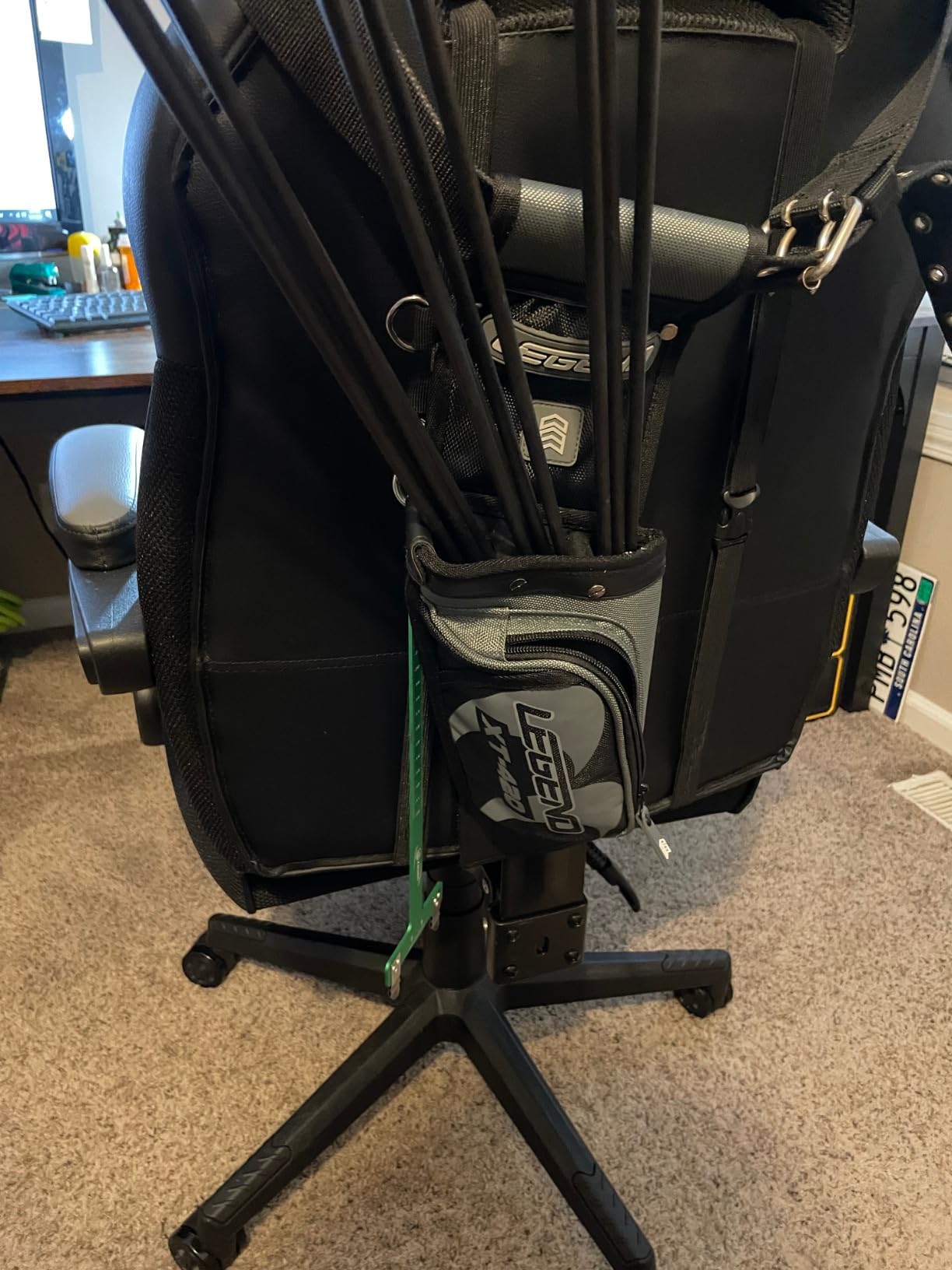 Legend XT420 Field Quiver - Left or Right-Handed Quiver Arrow Holder, Archery Quiver with 3 Arrow Tube, Durable Nylon Hip Quivers with Multiple Pockets for Archery Accessories, Score Card & Tools customer photo 1