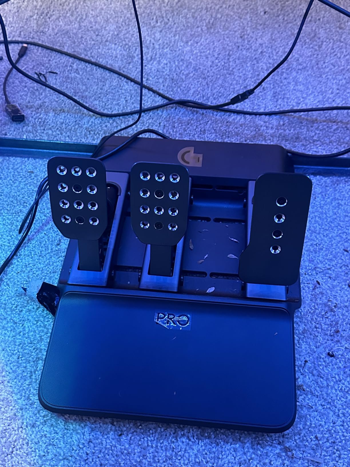 PRO Racing Pedals - Racing Simulator Pedals with 100kg Load Cell Brake, Fully Customizable, Swappable Springs & Elastomers, Modular Design customer photo 2