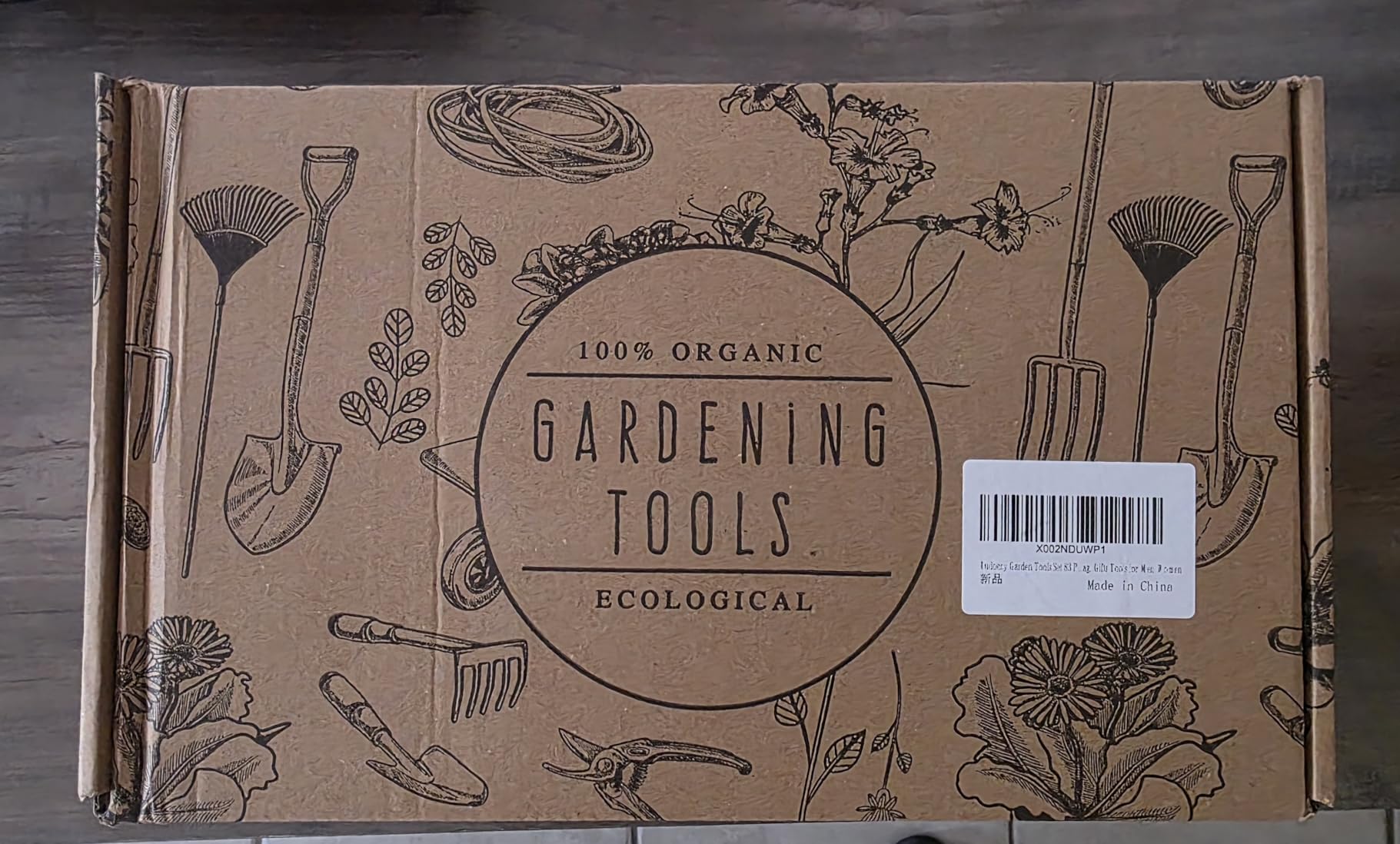 Garden Tools Set, 30 Piece Stainless Steel Gardening Kit with Vintage Floral Tote Bag, Non-Slip Ergonomic Rubber Handle, Ideal Gift for Women & Beginners, for Succulent, Home Garden customer photo 1