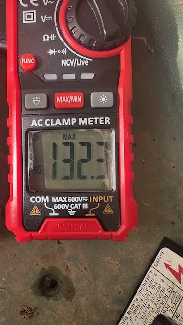 AstroAI Digital Clamp Meter Multimeter 2000 Counts Amp Voltage Tester Auto-ranging with AC/DC Voltage, AC Current, Resistance, Capacitance, Continuity, Live Wire Test, NCV, Blue customer photo 1