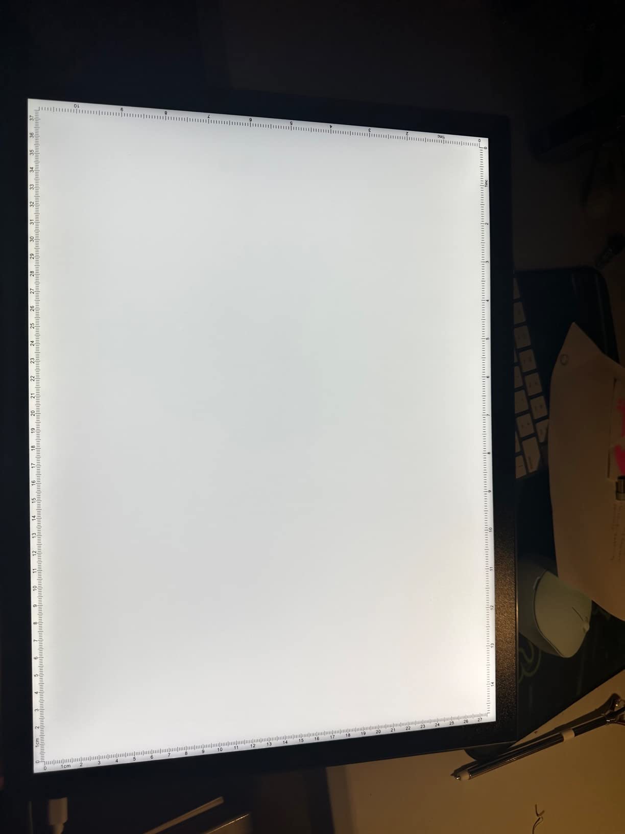 WELZK Light Board A3, 16.6x12.6 inches Light Pad, Side Button Design, 9 Levels/Stepless Dimming, Light Box Widely for Diamond Painting, Tracing, Weeding Vinyl etc. customer photo 2