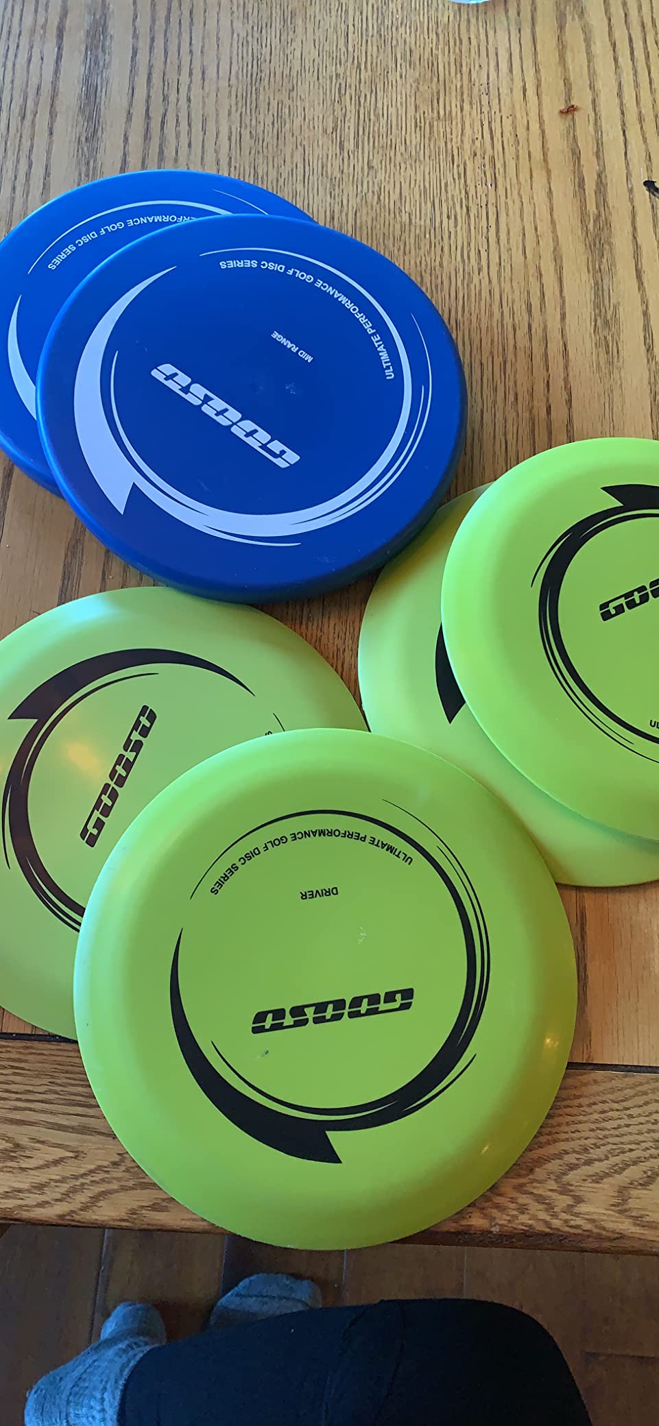 GOOSO Disc Golf Set - Driver, Mid-Range and Putter Discs with Disc Golf Bag for Outdoor and Backyard, Comfortable Plastic, 6 Pack customer photo 2