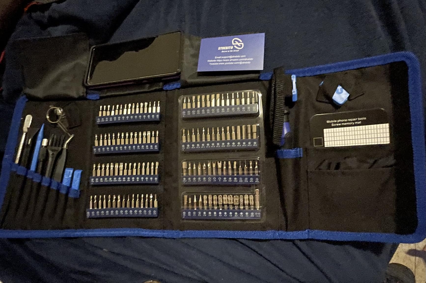 STREBITO Electronics Precision Screwdriver Sets 142-Piece with 120 Bits Magnetic Repair Tool Kit for iPhone, MacBook, Computer, Laptop, PC, Tablet, PS4, Xbox, Nintendo, Game Console customer photo 1