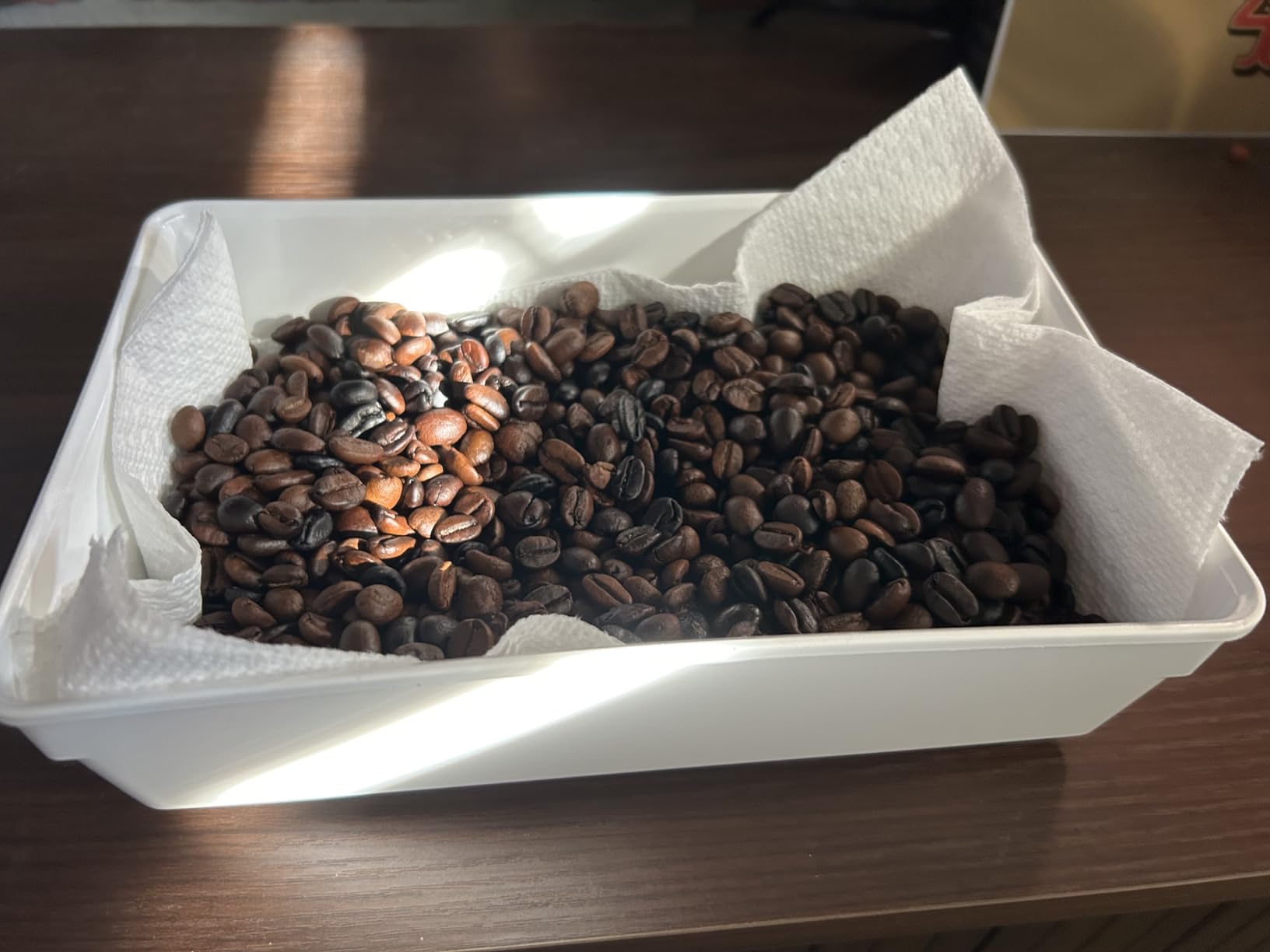 500g Coffee Bean Roaster Household Coffee Roasters Machine with Timer Electric Coffee Beans Roaster 0-240℃ Non-Stick for Cafe Shop Home Use, 110V customer photo 1