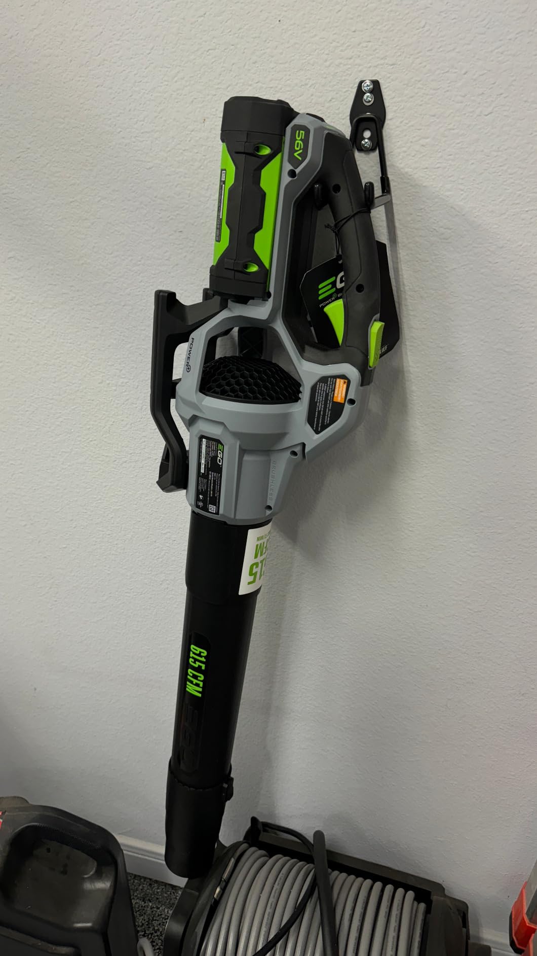 EGO POWER+ Leaf Blower, Cordless Electric 615 CFM, Includes 56V 2.5Ah Battery and Charger - LB6151 customer photo 1