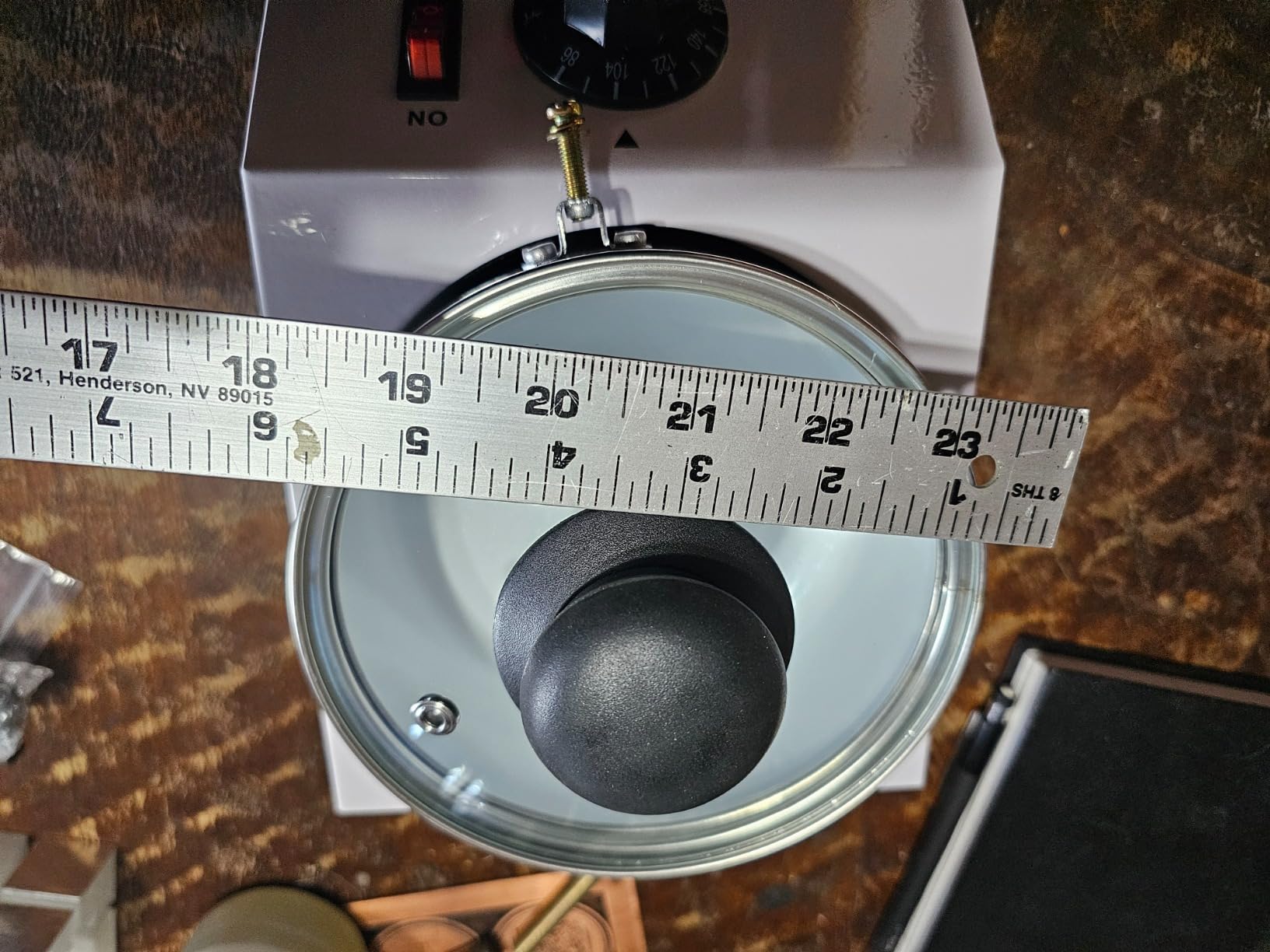 Dyna-Living Chocolate Melting Pot Chocolate Melter Pot 40W Chocolate Warmer for Melting Chocolate, Chocolate Tempering Machine for Home, Electric Chocolate Fountain Machine for Chocolate Melts customer photo 4