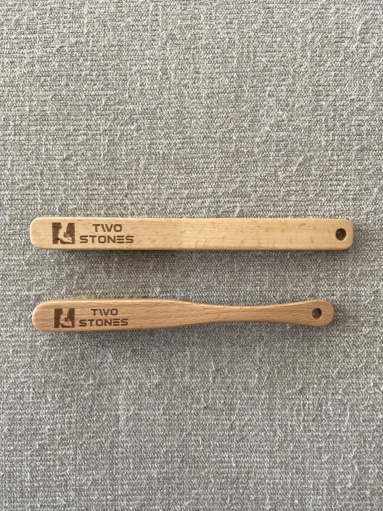 Premium Rock Climbing Brush with Thick Ultra Durable Boar's Hair Bristles, Bouldering Brush with Strong Handle, Climbing Gift for Rock Climbers (CJ-CB2008A+CJ-CB2045B(2 Pcs) customer photo 2
