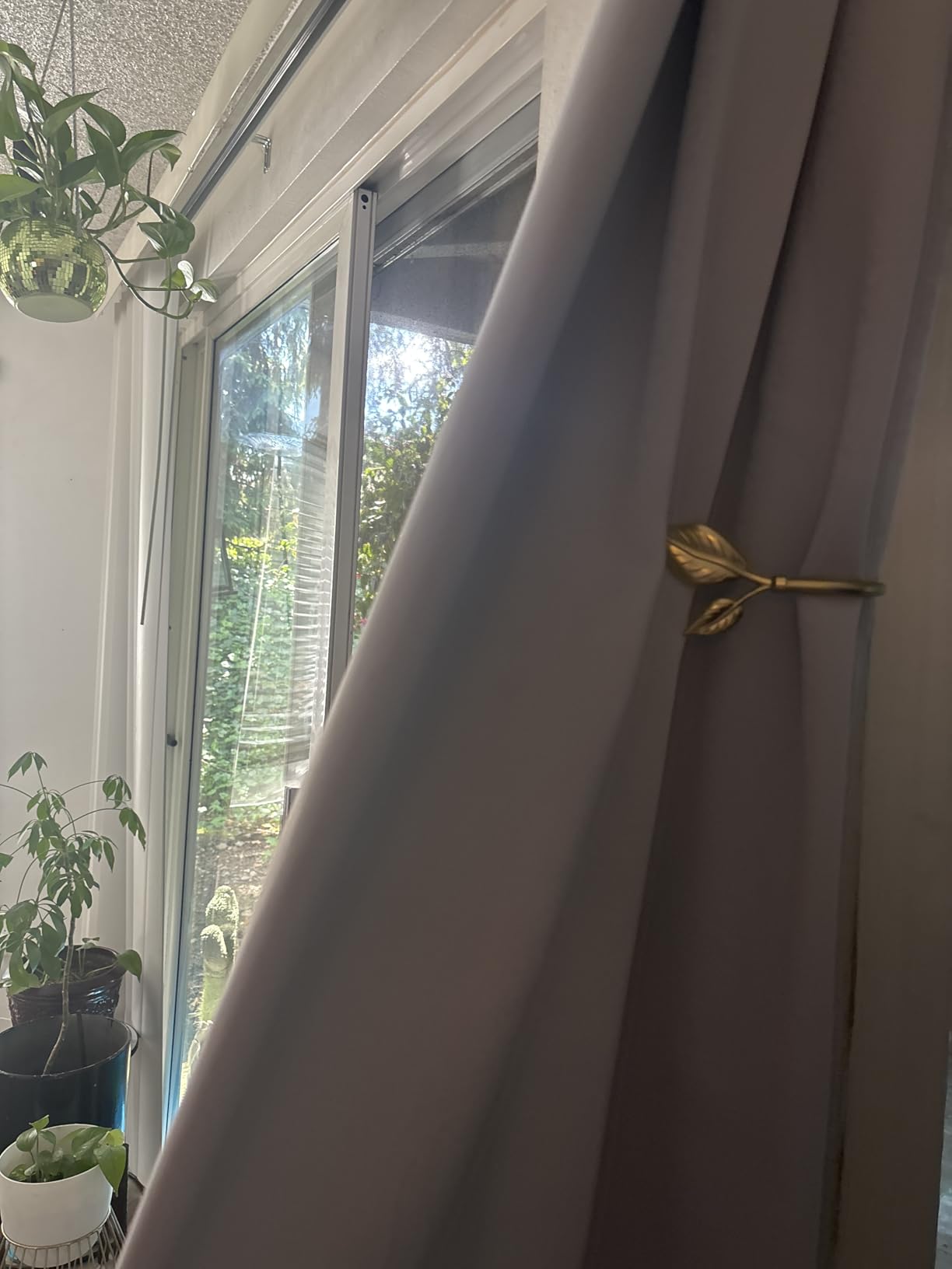 Joydeco Blackout Curtains for Bedroom 84 Inch - Black Out Curtains with Grommets Thermal Insulated Room Darkening Light Blocking, Noise Reducing & Wrinkle-Free Drapes for Living Room Windows, 2 Panels customer photo 2