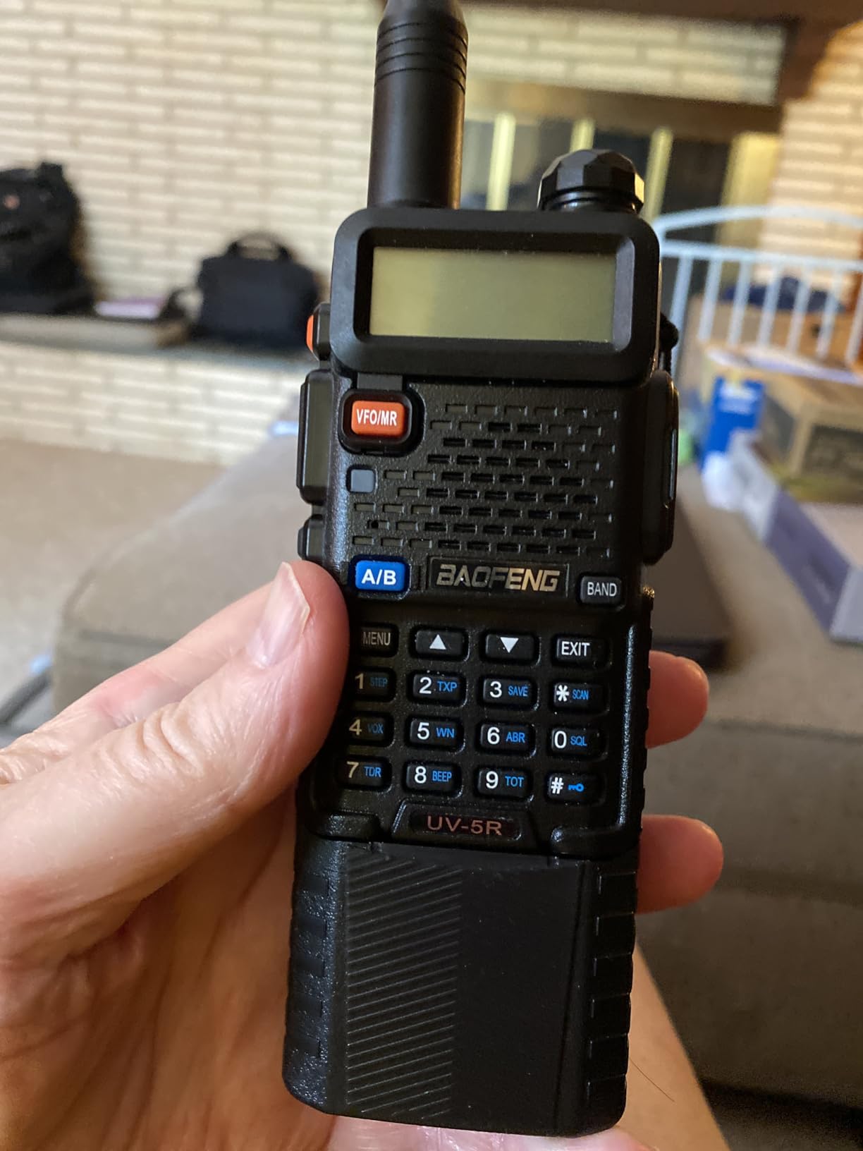 BaoFeng UV-5R 8 Watt Ham Radio BaoFeng Radio with Extra 1800mAh Battery and 771 Antenna Dual Band Ham Radio Handheld Includes Full Kit Walkie Talkie customer photo 1