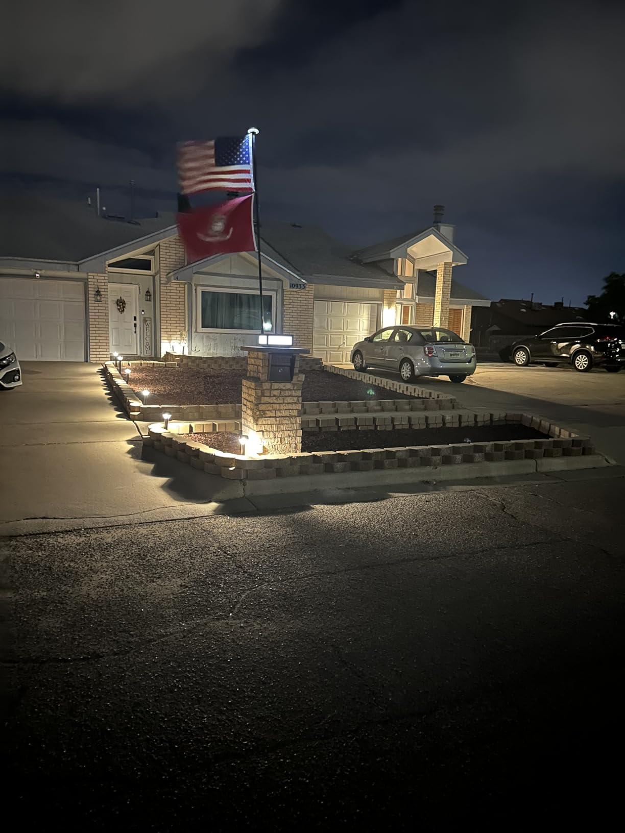 Service First Silver 20FT Telescoping Flagpole Kit for Outside House In Ground - Anti Tangle Swivel Ring Design - 100MPH Wind Tested customer photo 2