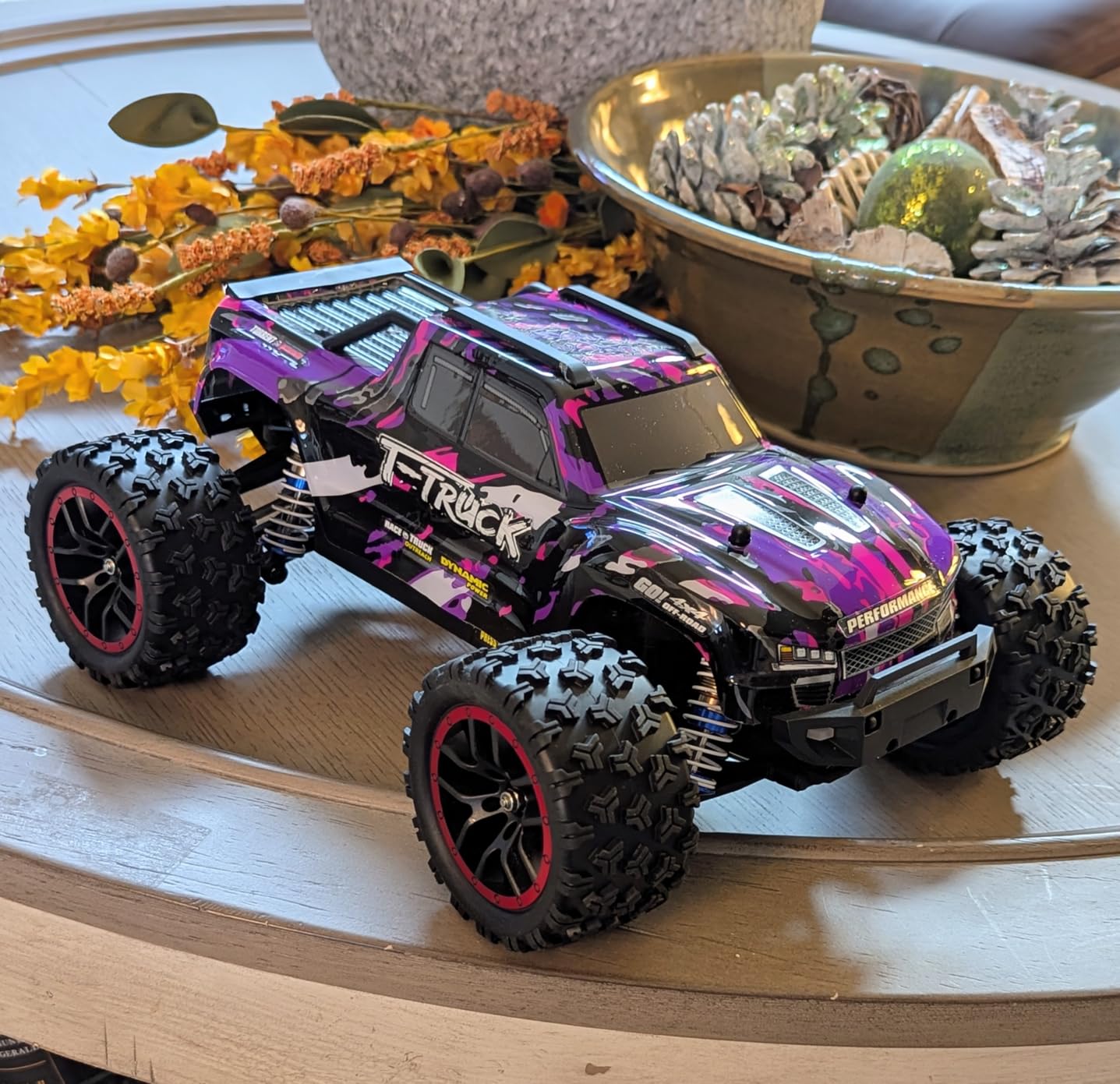 HAIBOXING 1/18 Scale Brushless Fast RC Cars 18859A, 4WD Off-Road Remote Control Trucks 48 KM/H Speed for Adults and Kids Boys, All Terrain Truck Toys Gifts with Extra Shell and Battery 40+ min Play customer photo 2