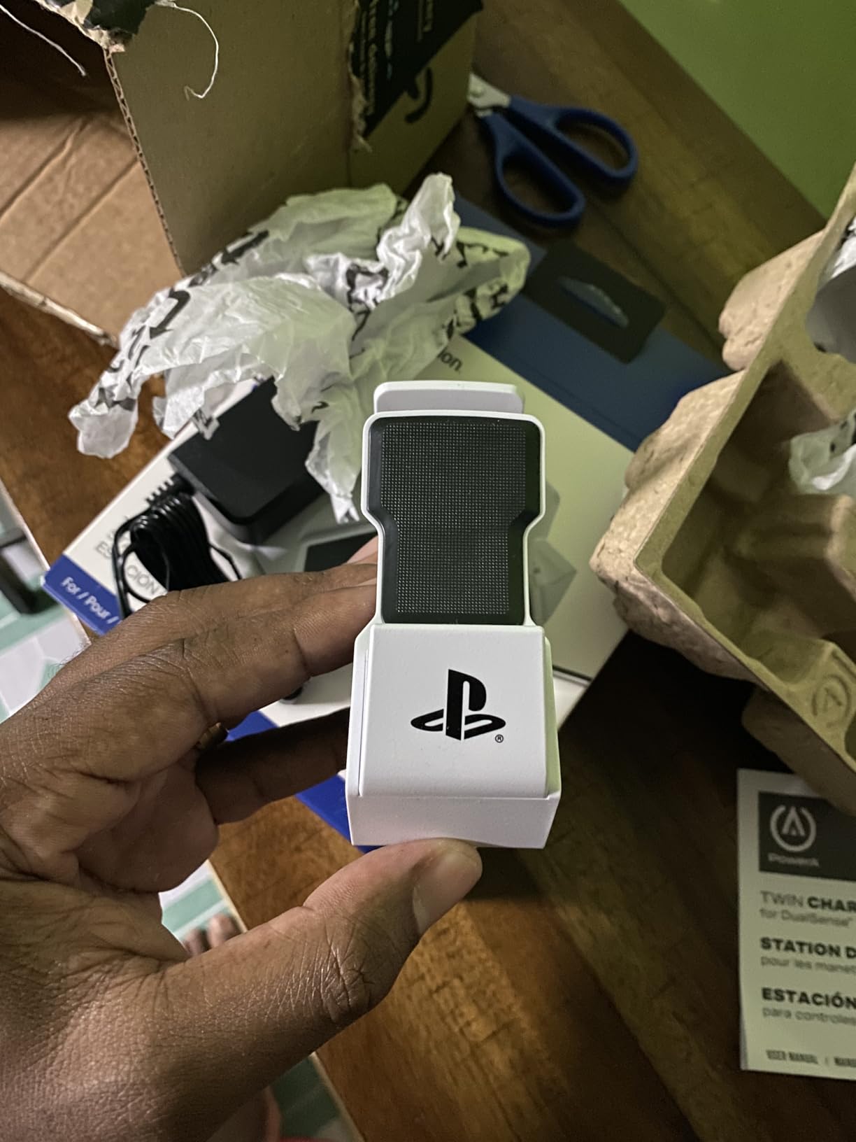 PowerA Twin Charging Station for Dualsense Wireless Controllers, Officially Licensed - PlayStation 5 customer photo 2