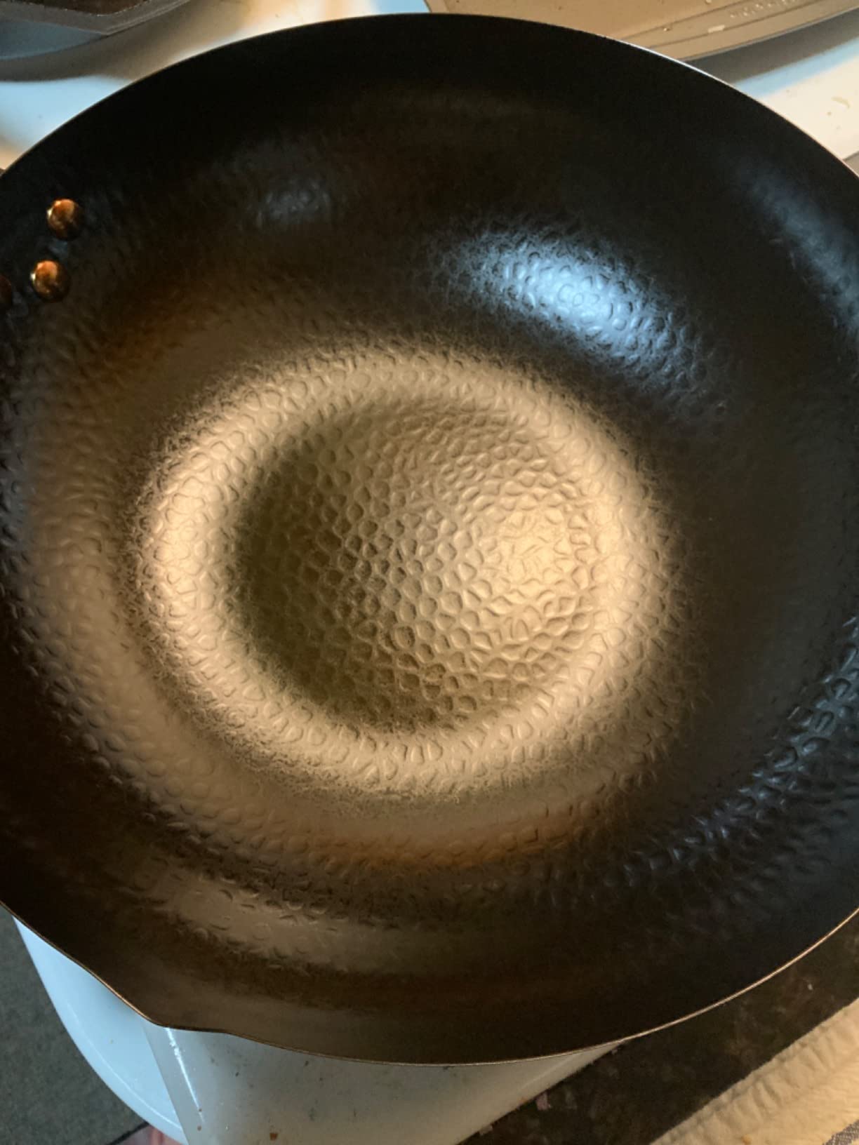 14 Piece Carbon Steel Wok Pan, Woks & Stir-Fry Pans Set with Wooden Lid Cookwares, No Chemical Coated Flat Bottom Chinese Pan for Induction, Electric, Gas, Halogen All Stoves - 12.6'' customer photo 1