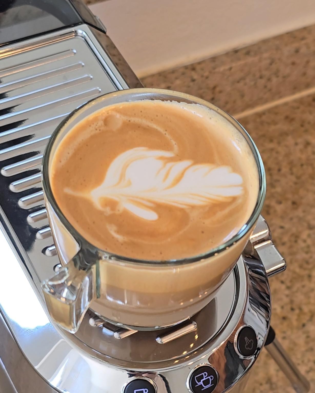 De'Longhi Dedica Arte Espresso Machine with My LatteArt Steam Wand (Milk Frother), 15-Bar Pump & 3-Level Temp Control - Compact Espresso Maker for Latte & Cappuccino - Italian Stainless Steel Design customer photo 2