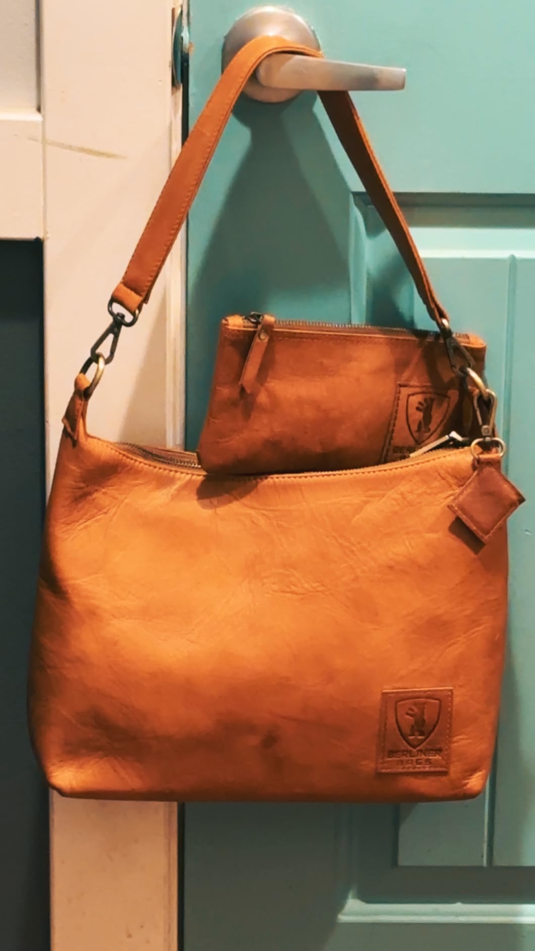 BERLINER BAGS Vintage Genuine Leather Pencil Case, Pen Pouch for Work and University, for Men and Women customer photo 1
