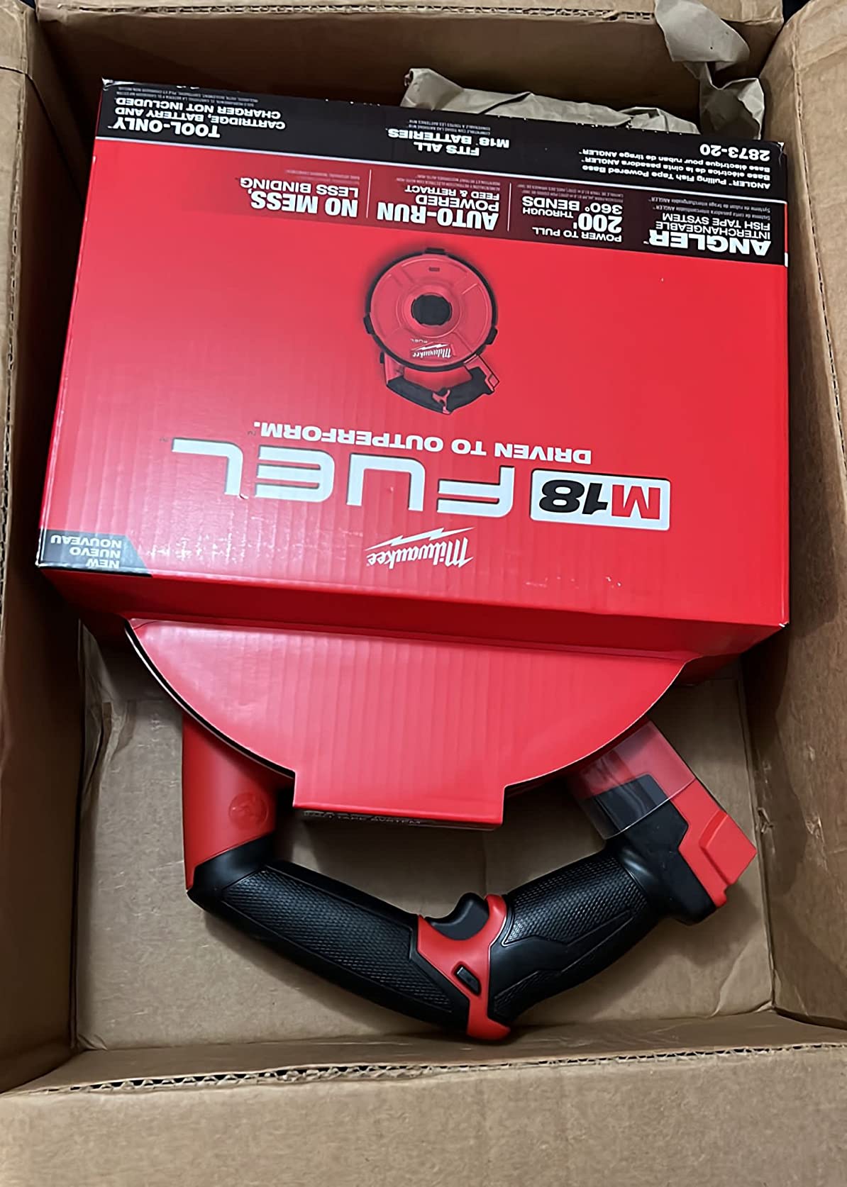 Milwaukee 2873-20 M18 FUEL 18V Lithium-Ion Cordless Angler Pulling Fish Tape customer photo 1