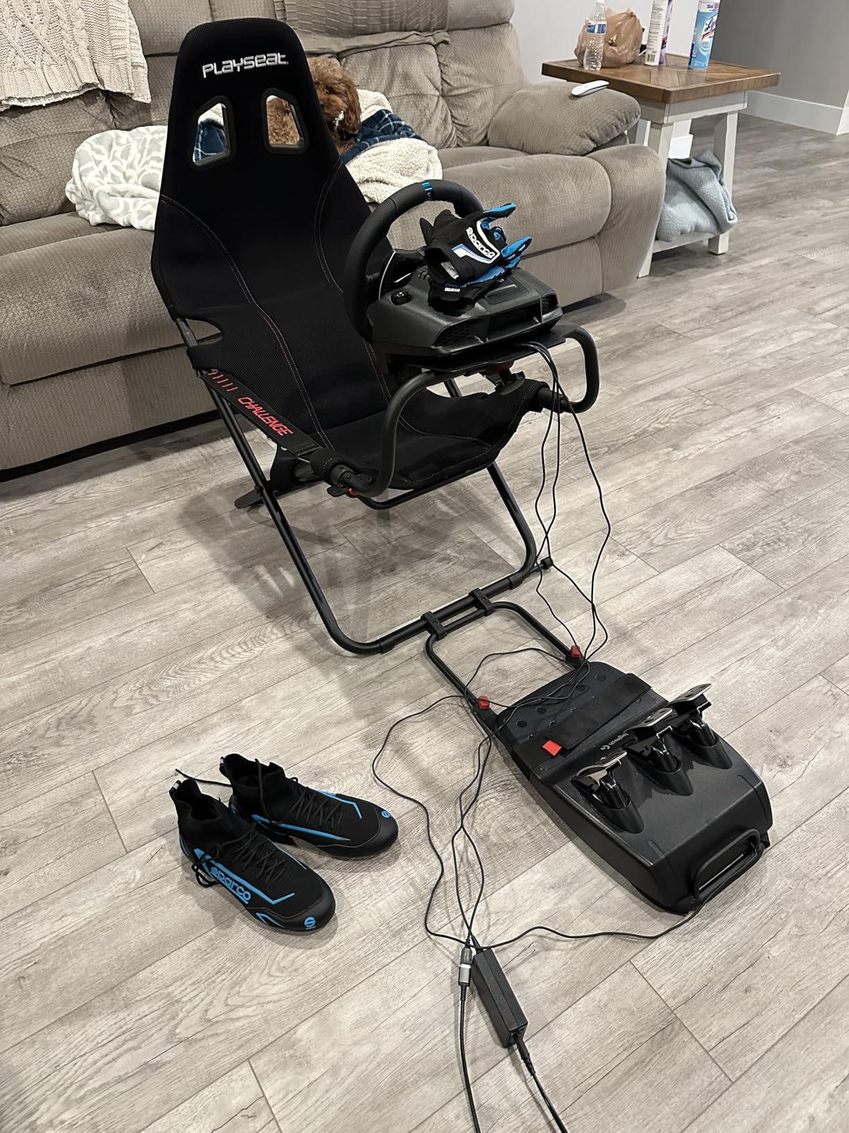 Playseat Challenge Racing Simulator Cockpit | Foldable & Adjustable | for High Performance Sim Racing | Compact & Flexible | Supports All Steering Wheels & Pedals | for PC and Console customer photo 2