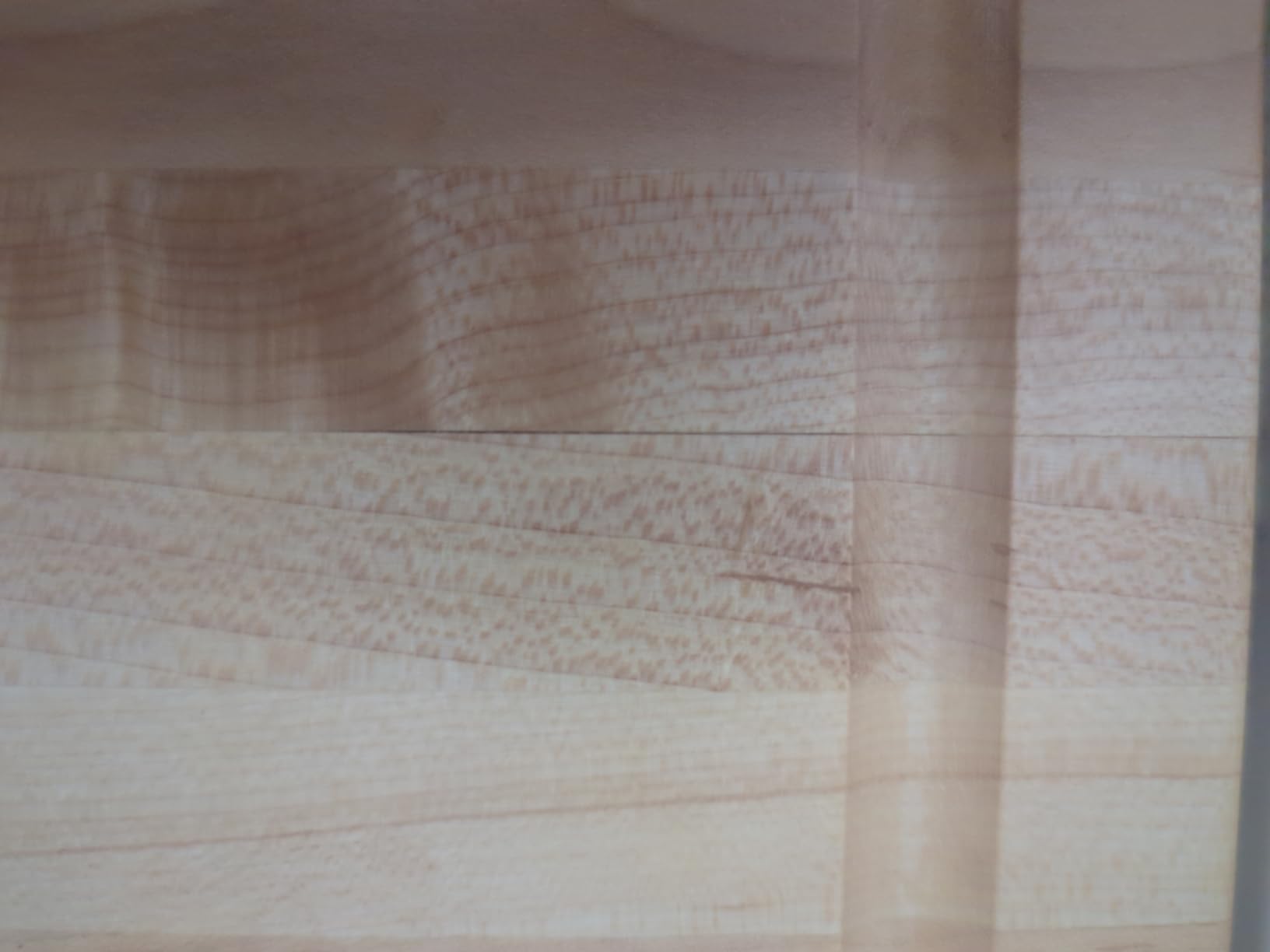 CONSDAN Hard Maple Wood Cutting Board for Kitchen, USA Grown Hardwood, 16 x 12, with Invisible Inner Handle, Prefinished with Food-Grade Oil, Suitable for Kitchen Edge Grain, 1-1/2