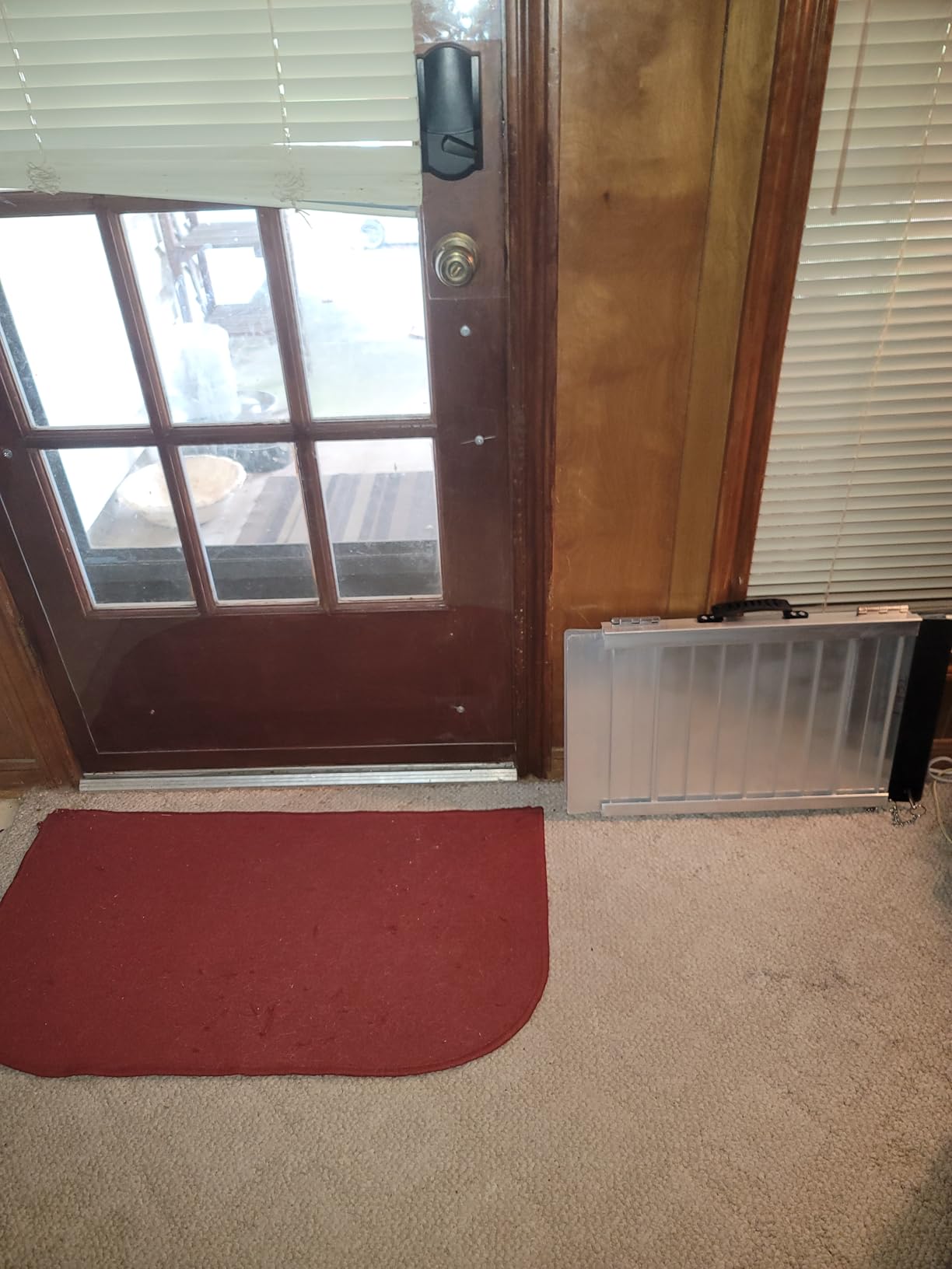 FACHNUO 2 Feet Portable Wheelchair Ramp, Non-Skid Aluminum Handicap Ramps with Handle, Folding Threshold Wheel Chair Ramp for Home Steps, Stairs, Entry, Doorways, Applicable Height 2-6 inches customer photo 2