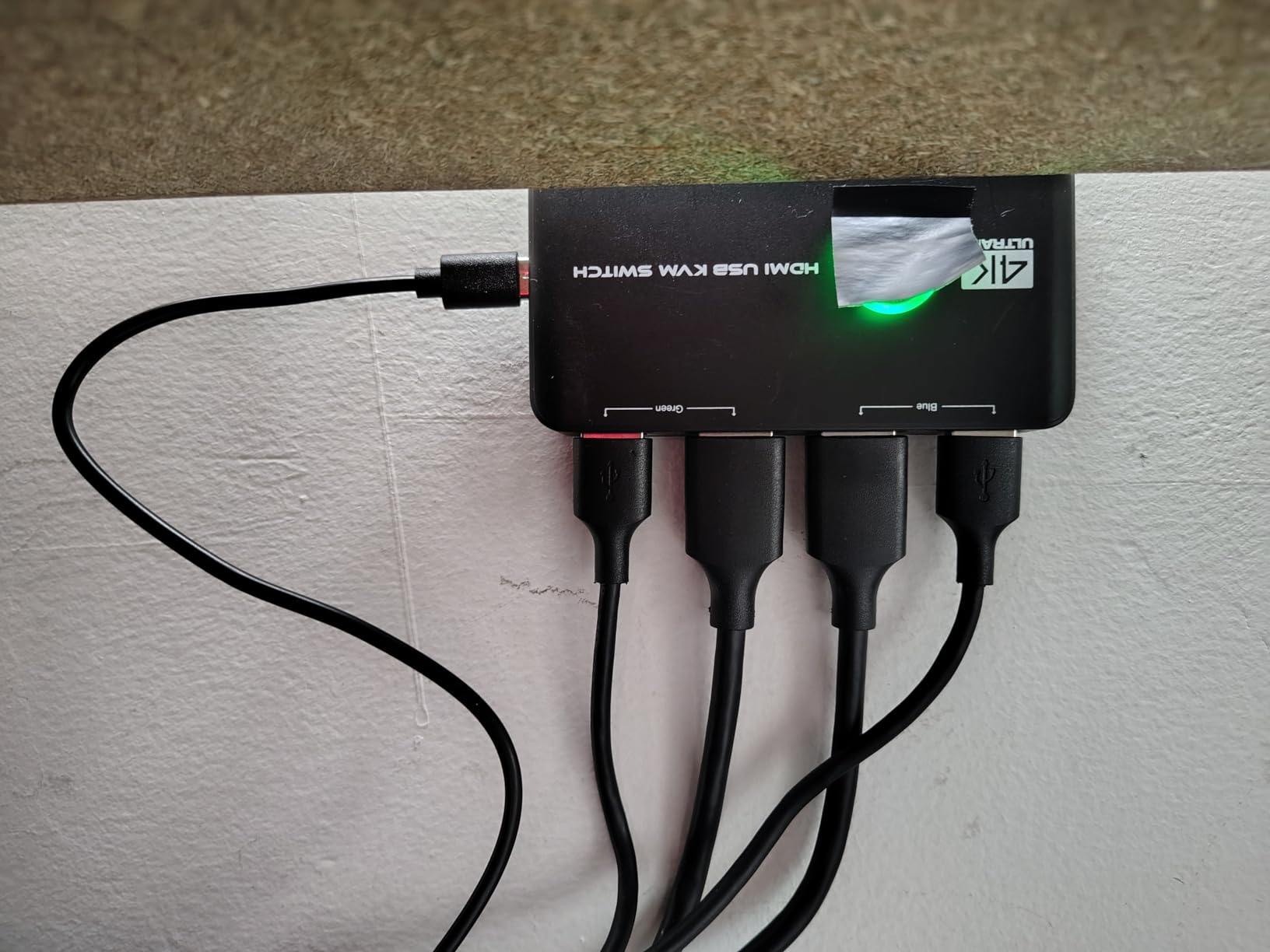 4K KVM Switch HDMI 2 Port Box, USB HDMI KVM Switches for 2 Computers Share Keyboard Mouse Printer and one HD Monitor, Support UHD 4K@60Hz, with 2 USB Cables and 2 HDMI Cables customer photo 2