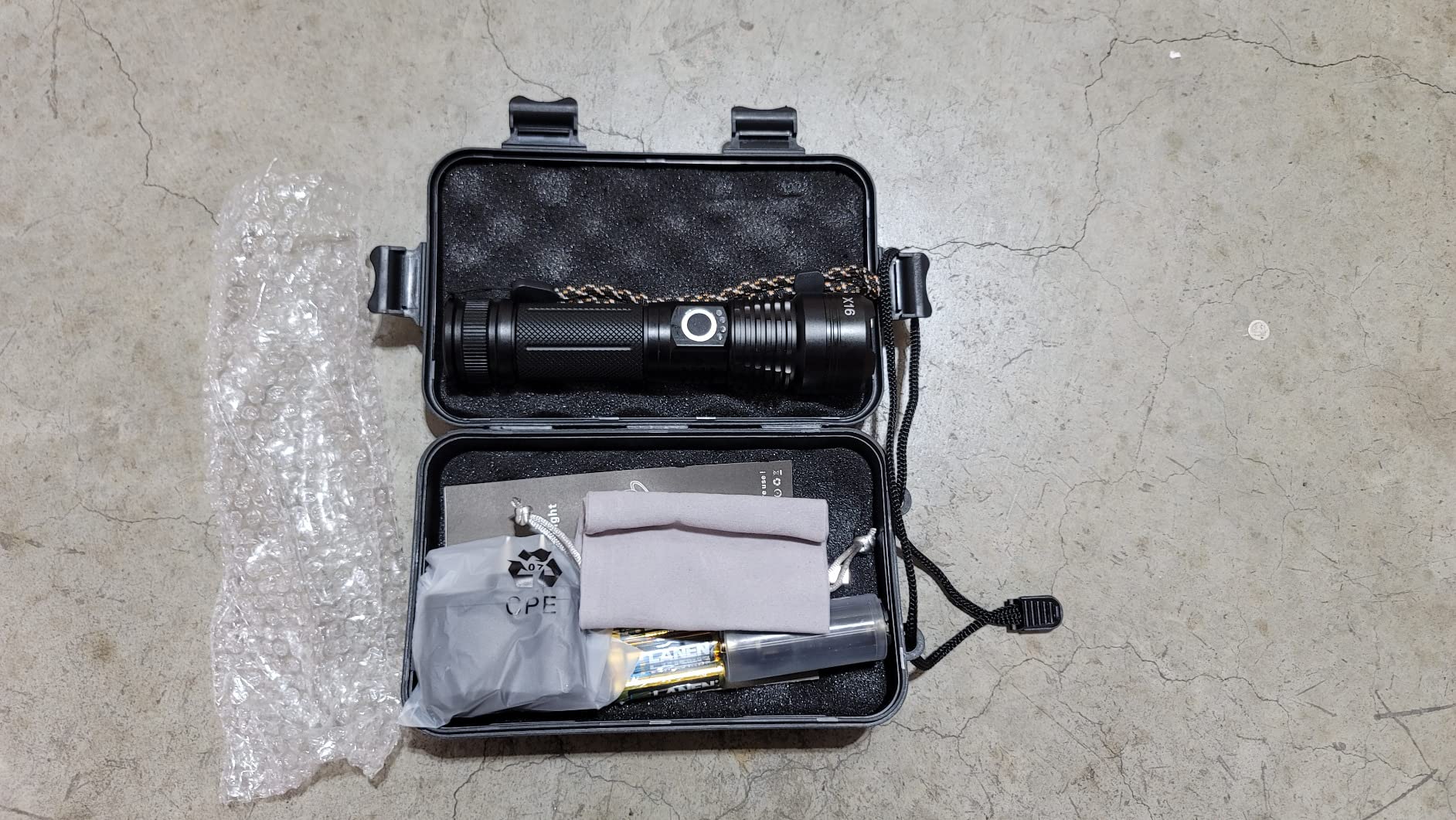 Esgofo Flashlights High Lumens 100000 Rechargeable, Super Bright Handheld LED Flash Light, Powerful Emergency Linternas, Waterproof, Long Lasting, for Hiking Camping Gift customer photo 2