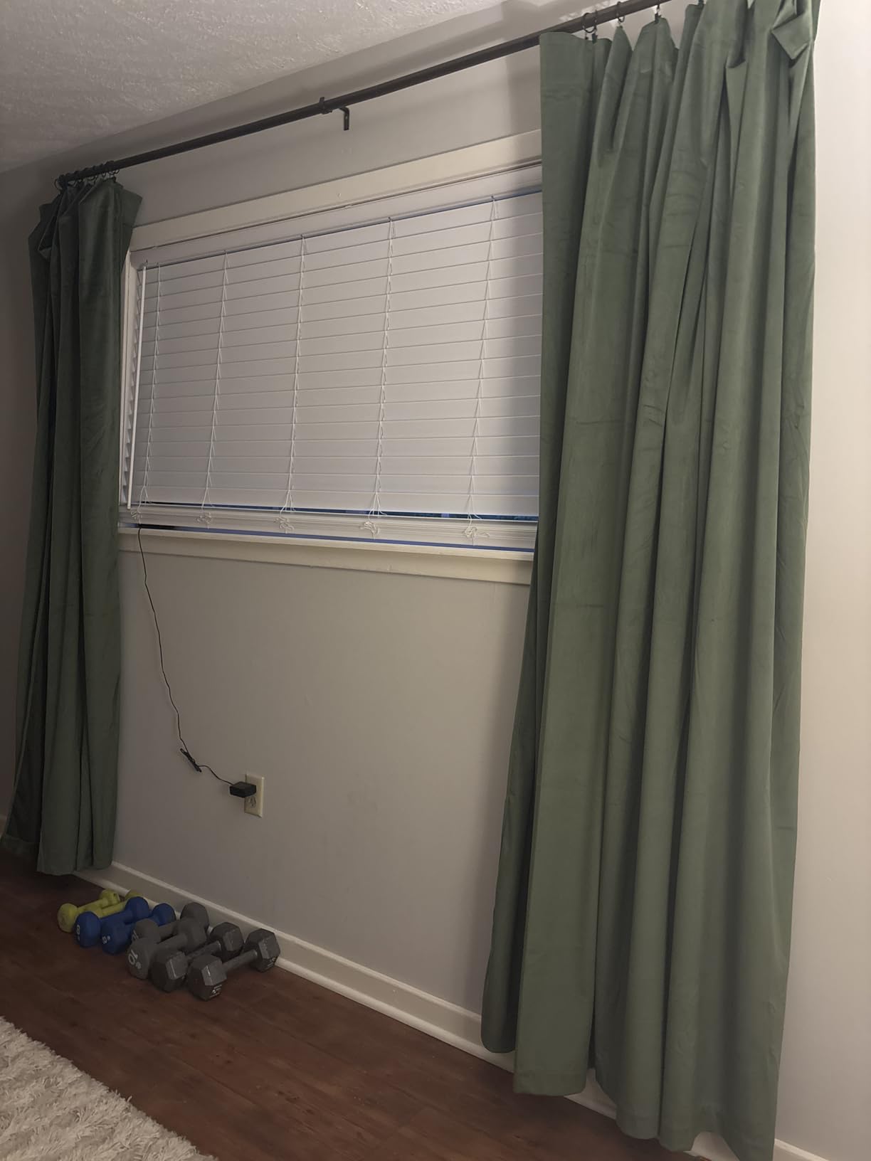 MIULEE Velvet Curtains 84 inches 2 Panels - Luxury Blackout Curtains for Bedroom Living Room Thermal Insulated Super Soft Window Drapes Rod Pocket & Back Tab, Olive Green, W52 x L84 inches customer photo 1