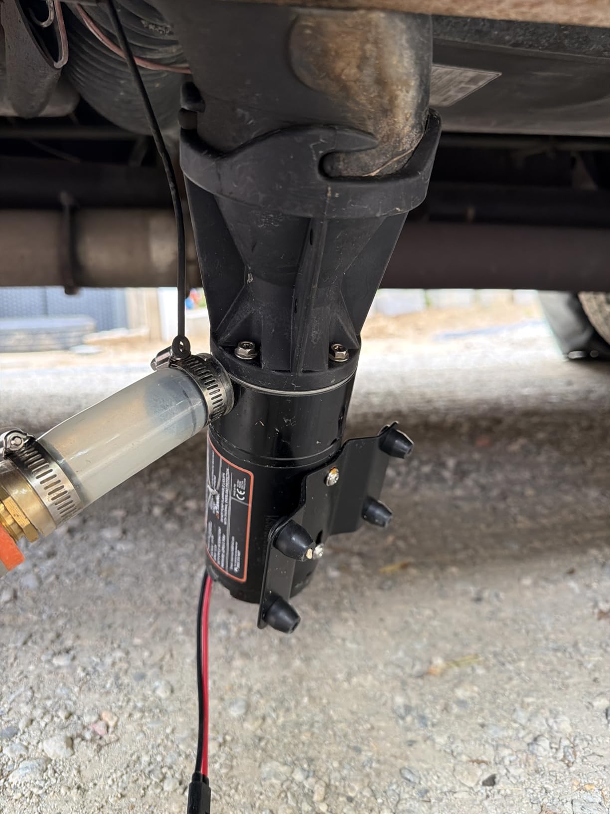 12V RV Portable Macerator Waste Pump for Sewage, 12GPM Suction 3.2 feet Lift 10 feet, Complete RV Macerator Pump Kit for Right Out of Box customer photo 1