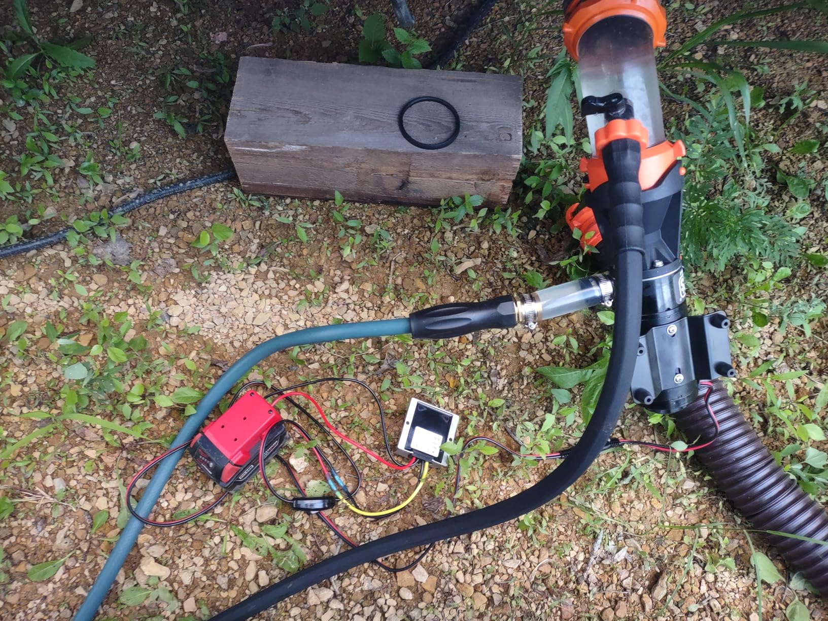 12V RV Portable Macerator Waste Pump for Sewage, 12GPM Suction 3.2 feet Lift 10 feet, Complete RV Macerator Pump Kit for Right Out of Box customer photo 2