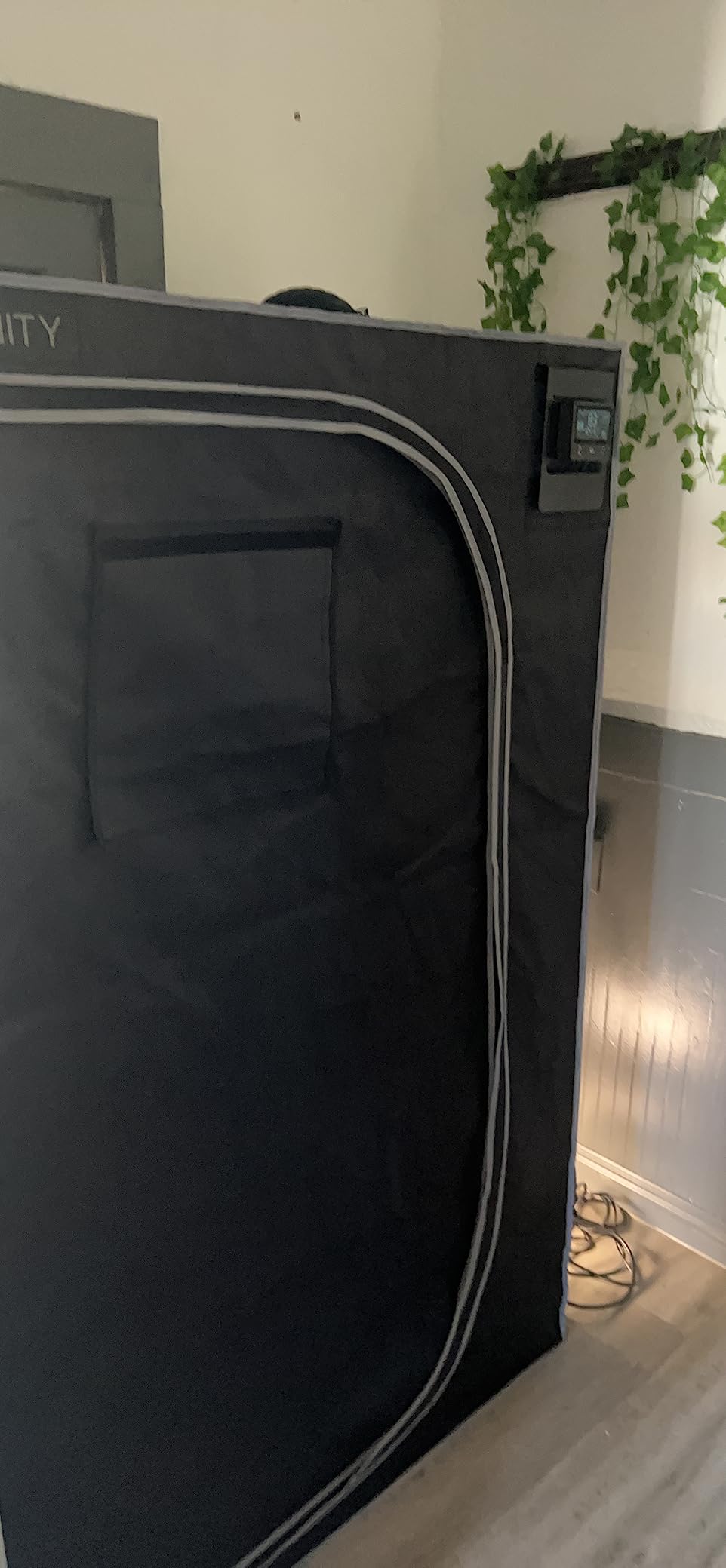 AC Infinity AI Grow System 2x4, 2-Plant Kit w/Self-Learning AI Controller, Dynamic Airflow & LM301H LED Lighting Control, 2000D Mylar Tent w/Lab-Tested Reflectivity, Largest Zippered Window customer photo 2