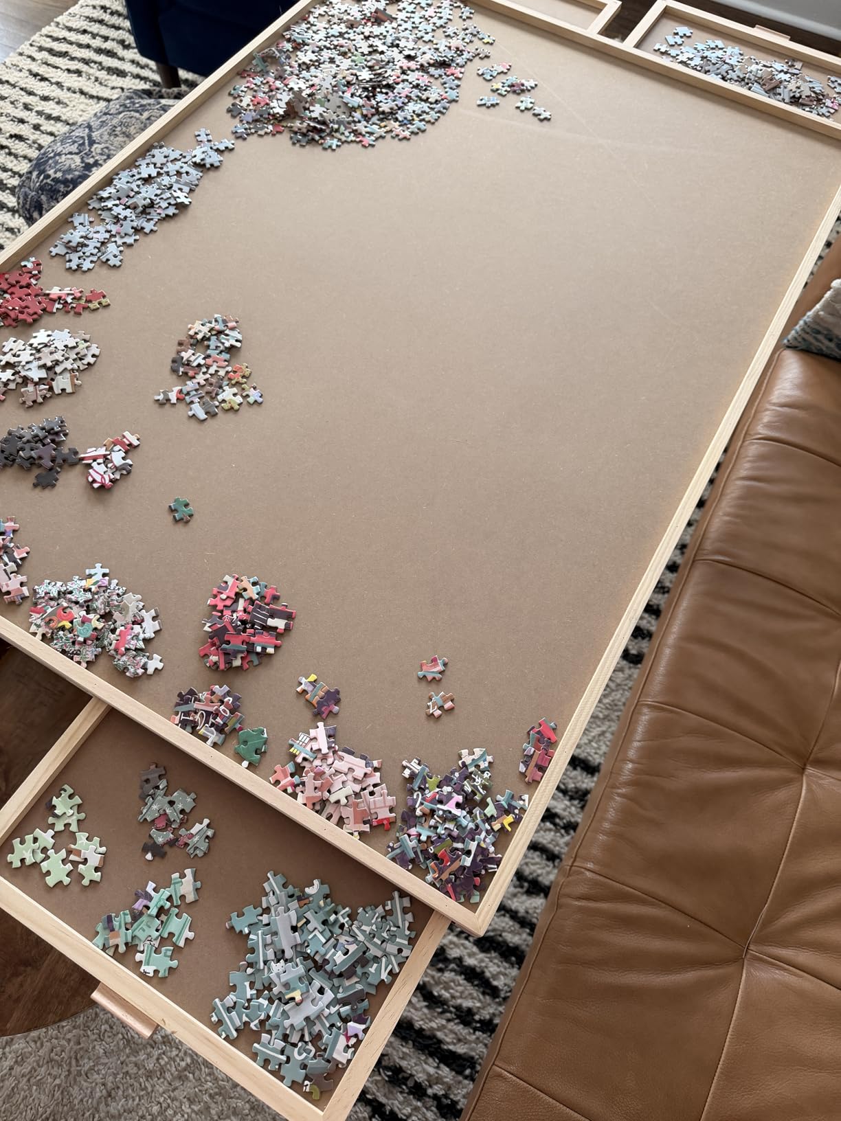 ALL4JIG 1500 Piece Rotating Puzzle Board with 4 Drawers 24.92