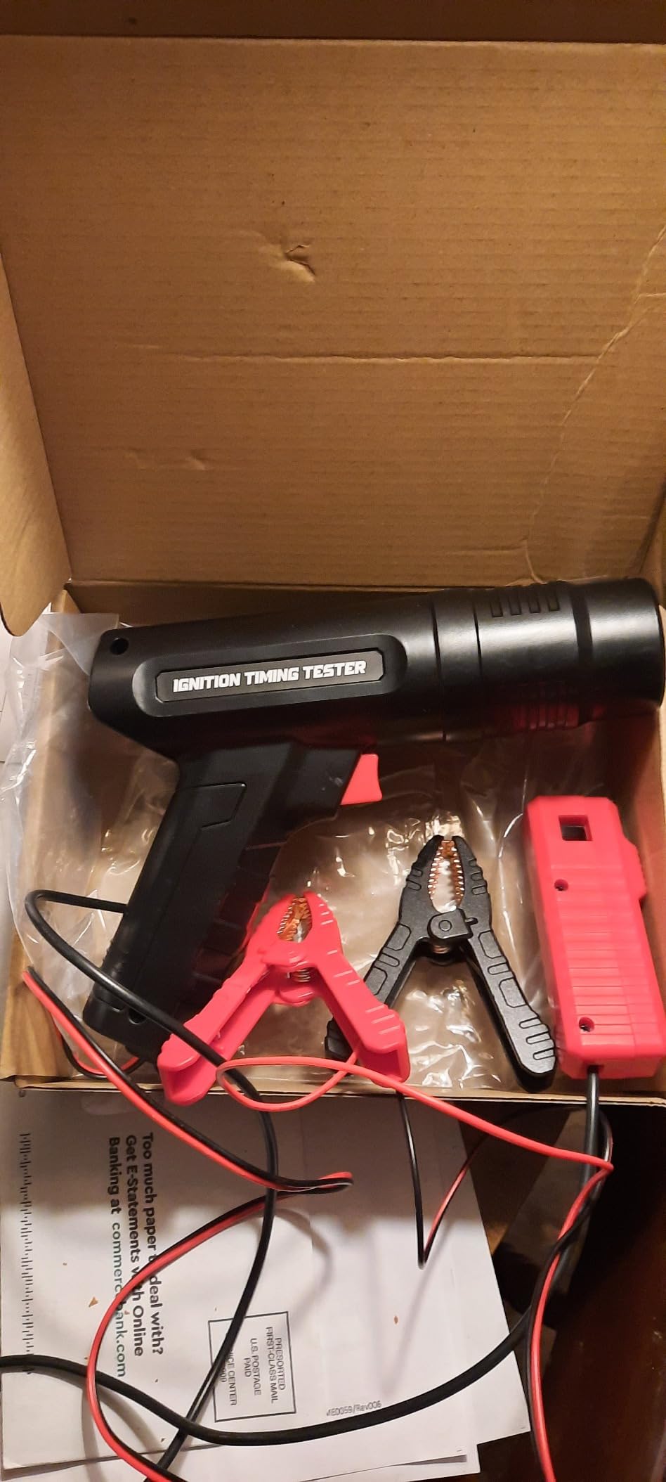 AUTOOL Timing Light 12V, Engine Timing Gun Strong Flash Lights with Sliding Sensor Clip for Car, Motorcycle, Marine customer photo 1